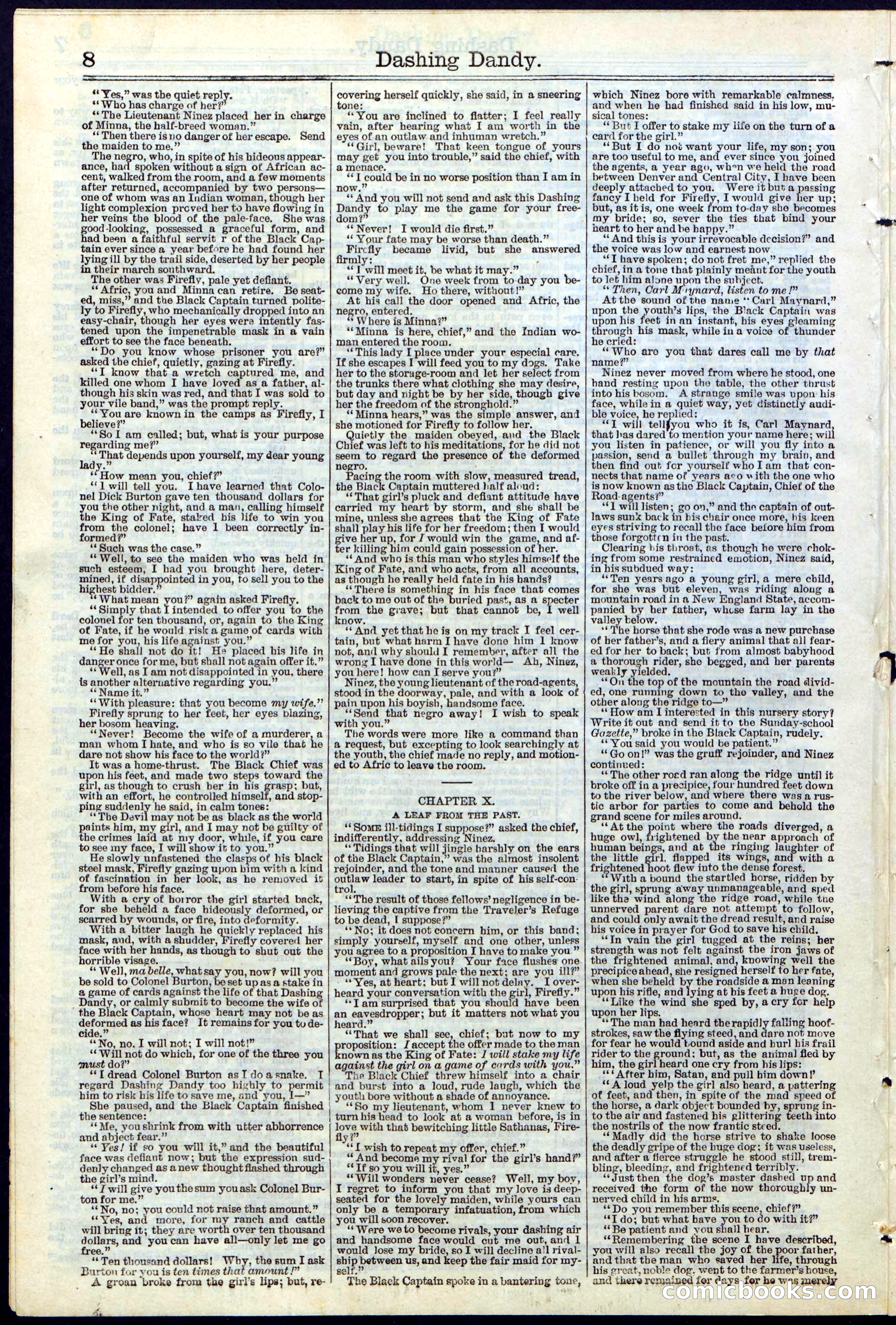 Beadle's New York Dime Library, No. 117 — page 8 of 24
