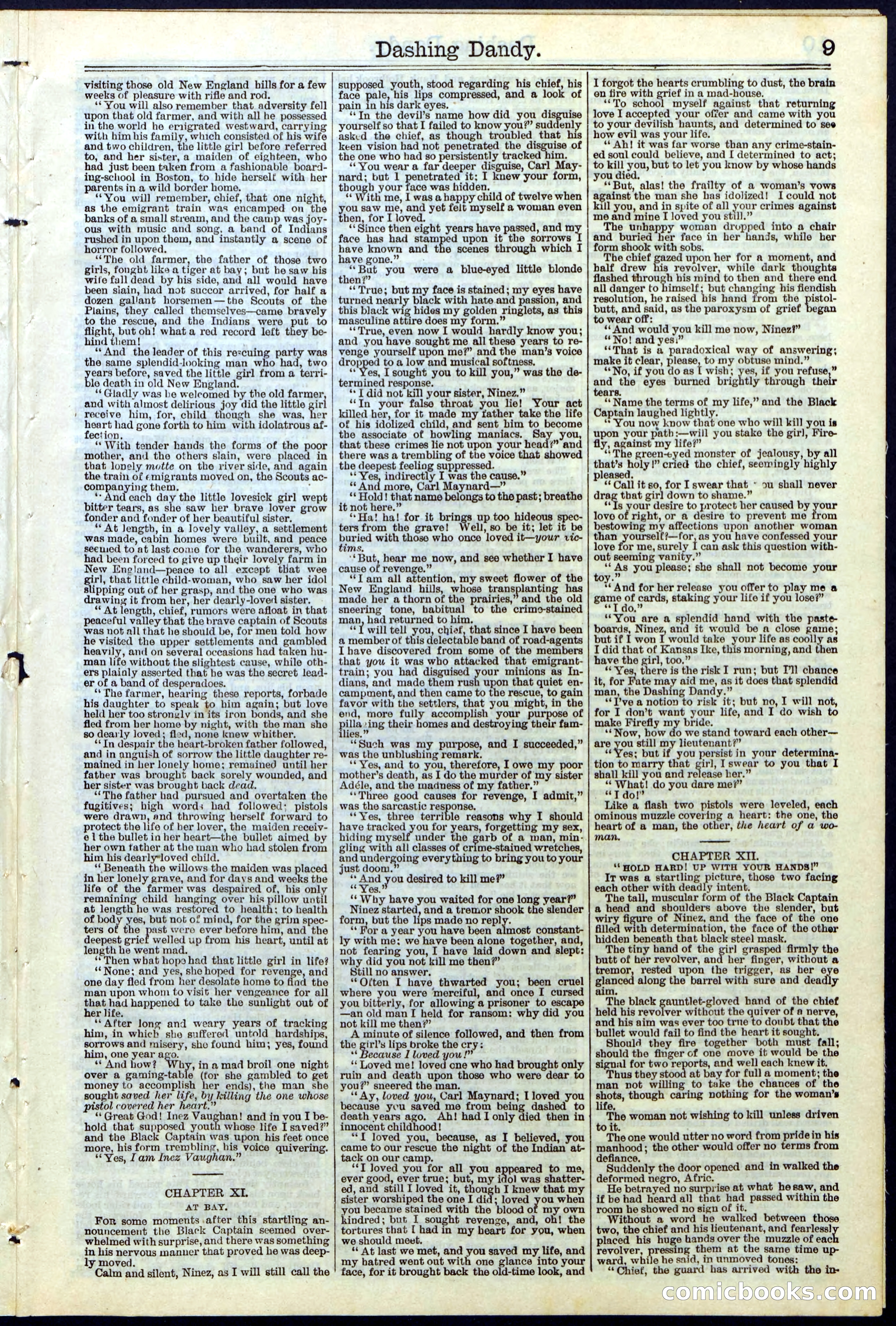Beadle's New York Dime Library, No. 117 — page 9 of 24