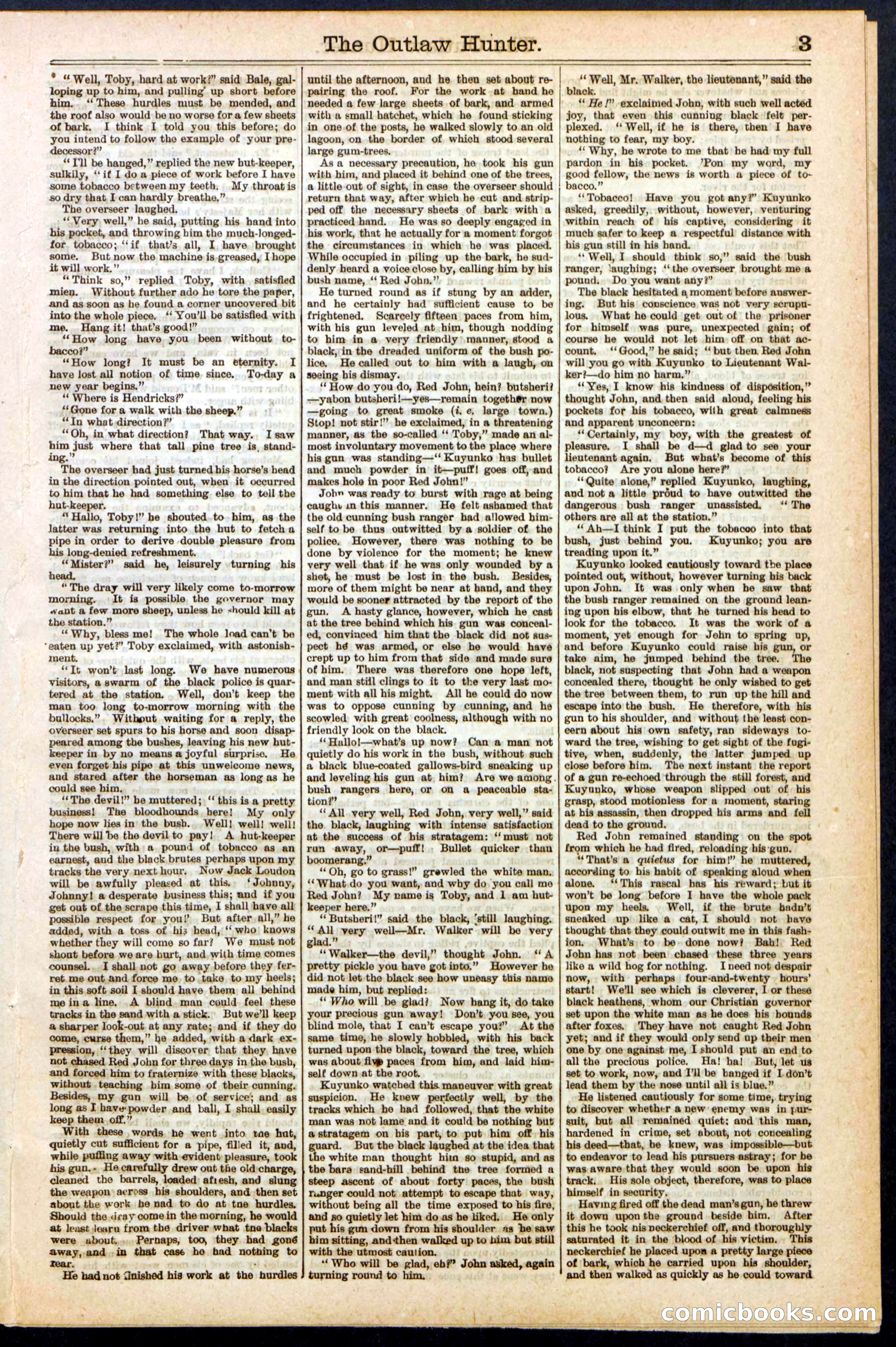 Beadle's New York Dime Library, No. 136 — page 3 of 32