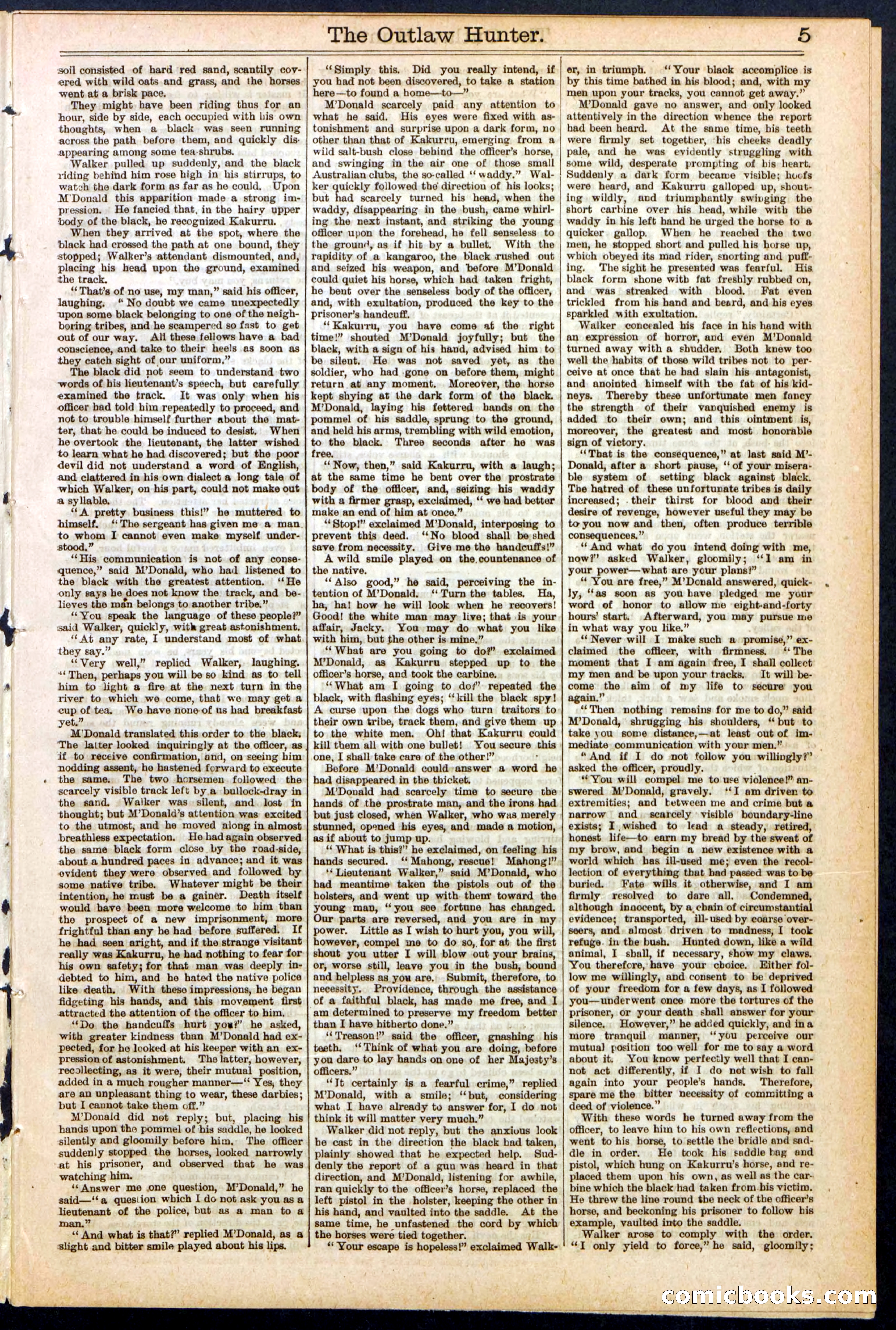 Beadle's New York Dime Library, No. 136 — page 5 of 32