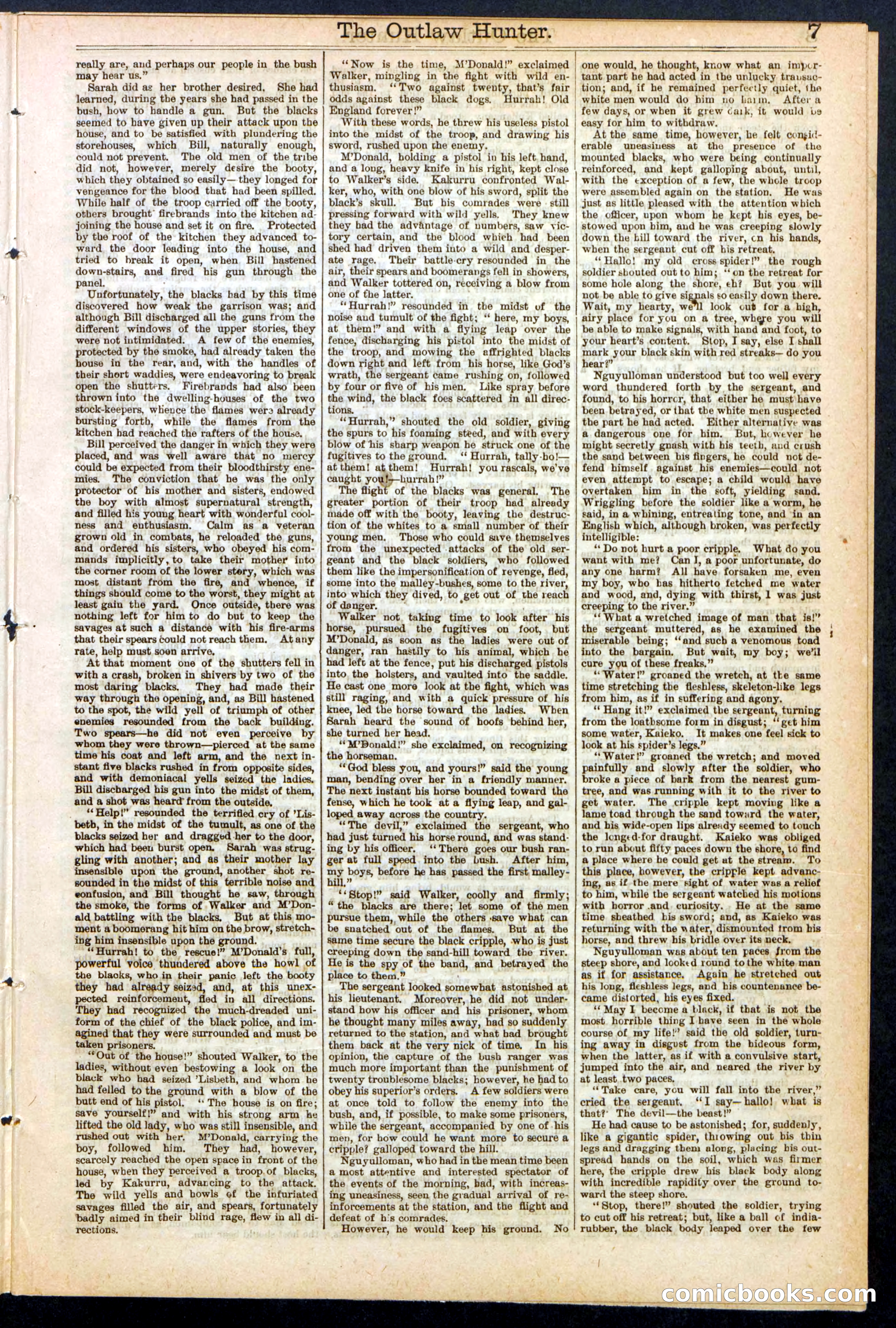 Beadle's New York Dime Library, No. 136 — page 7 of 32