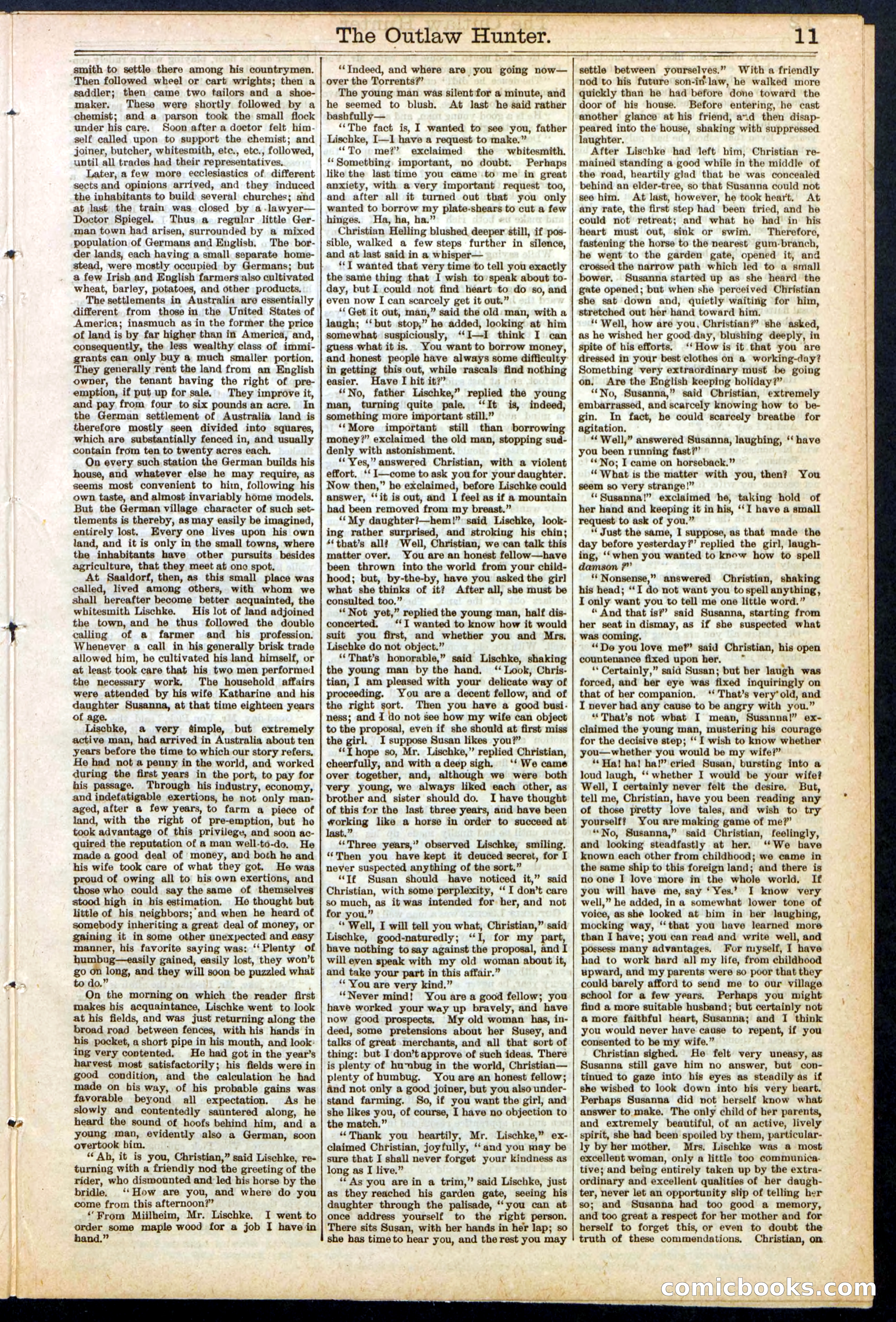 Beadle's New York Dime Library, No. 136 — page 11 of 32