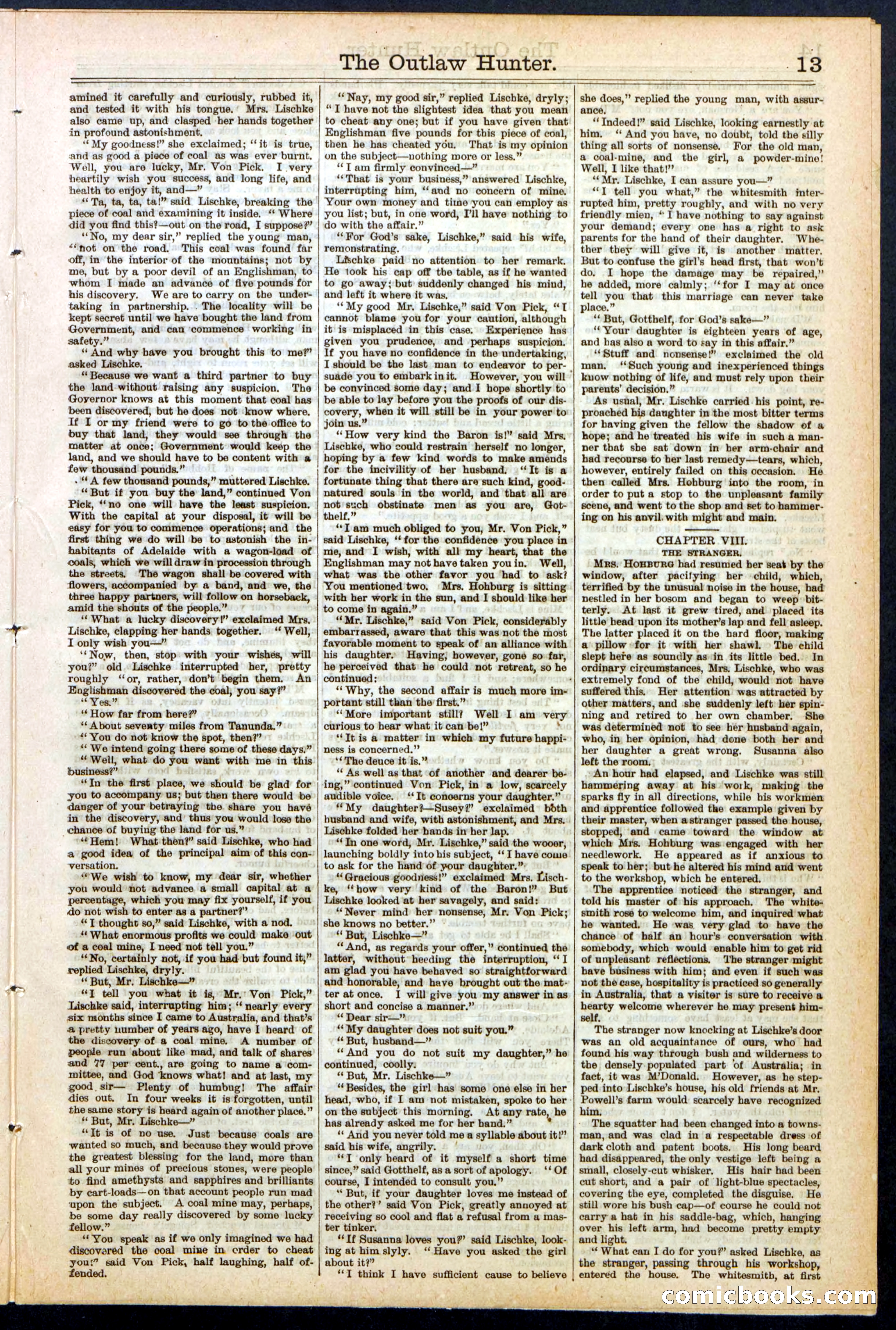 Beadle's New York Dime Library, No. 136 — page 13 of 32