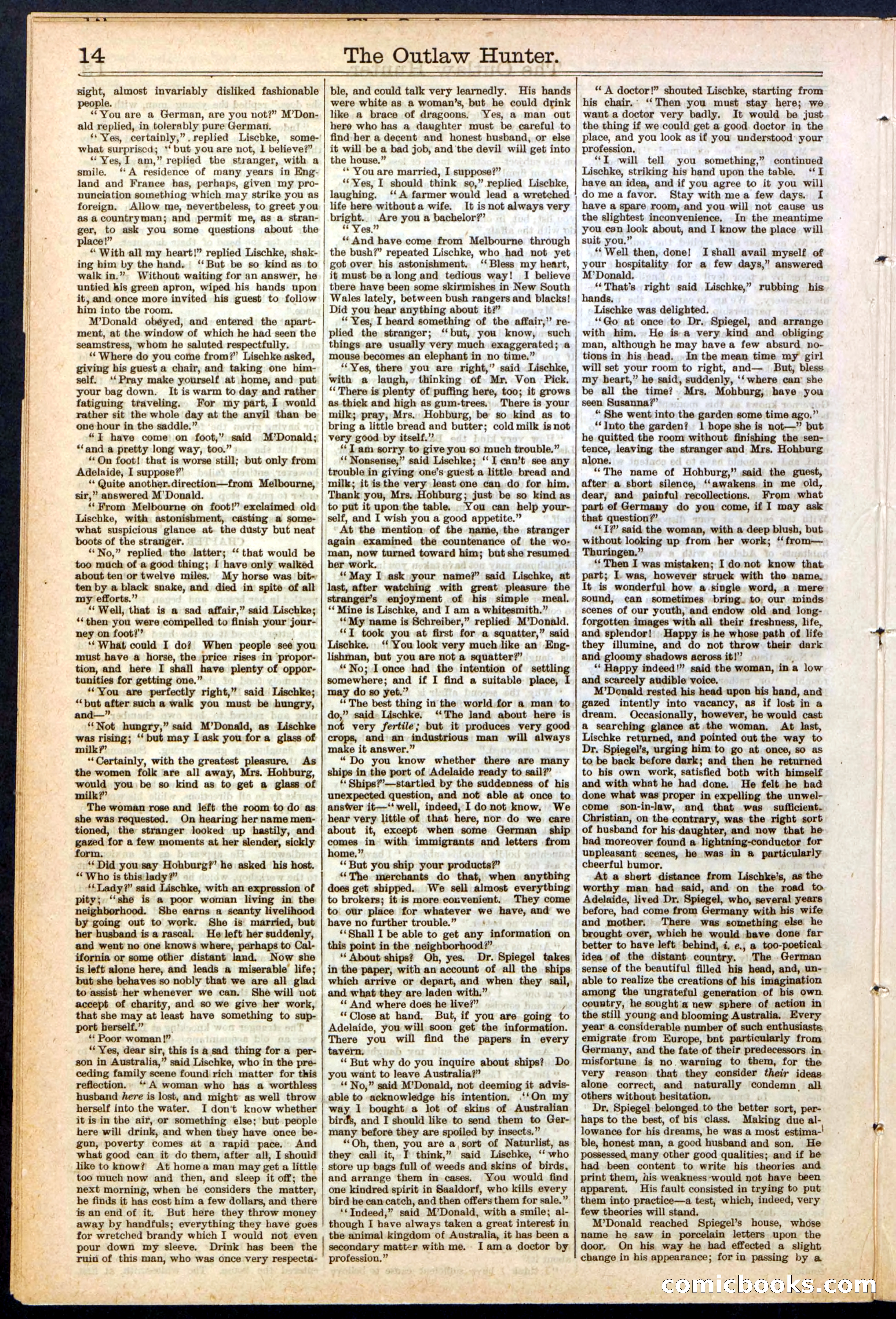 Beadle's New York Dime Library, No. 136 — page 14 of 32