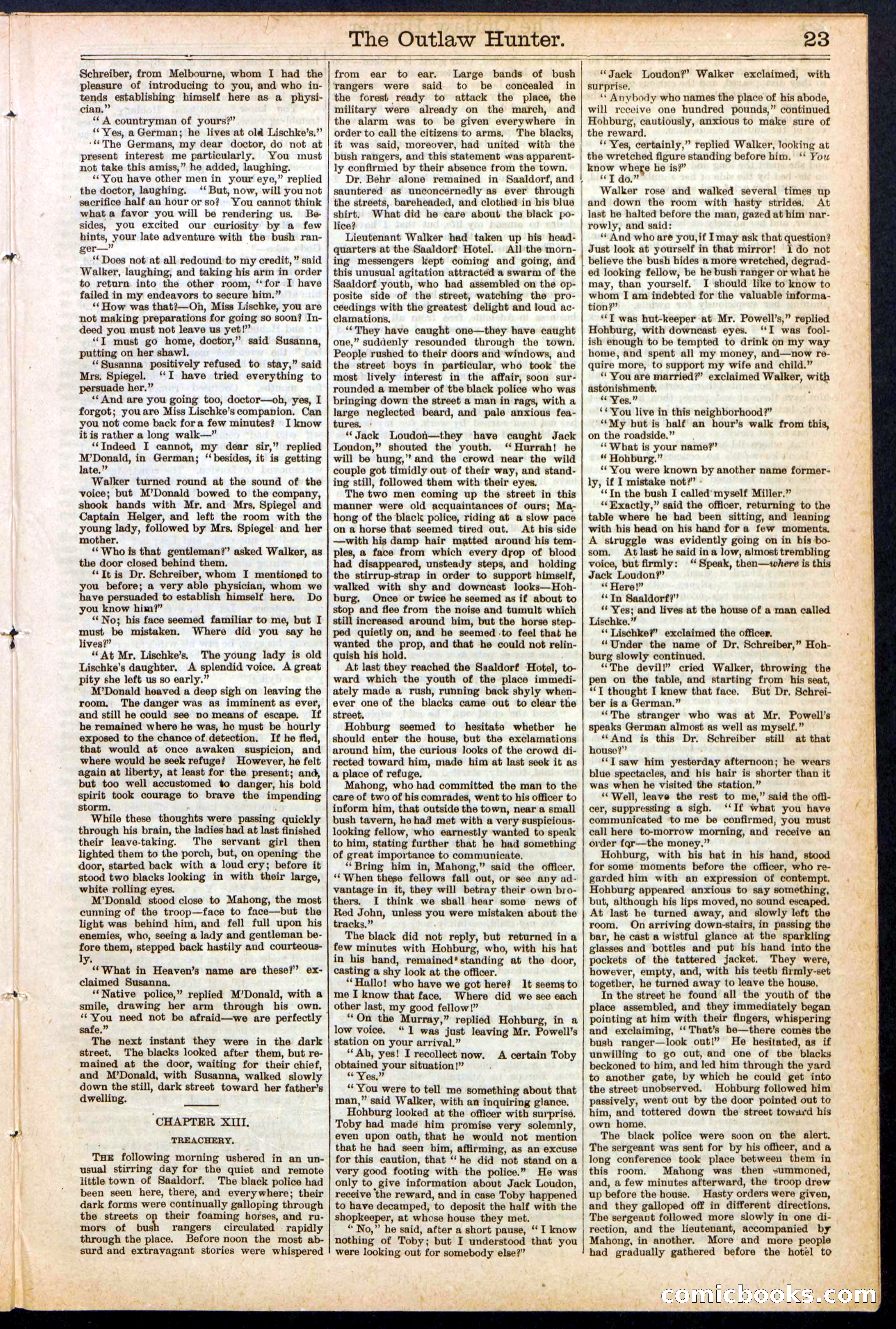 Beadle's New York Dime Library, No. 136 — page 23 of 32