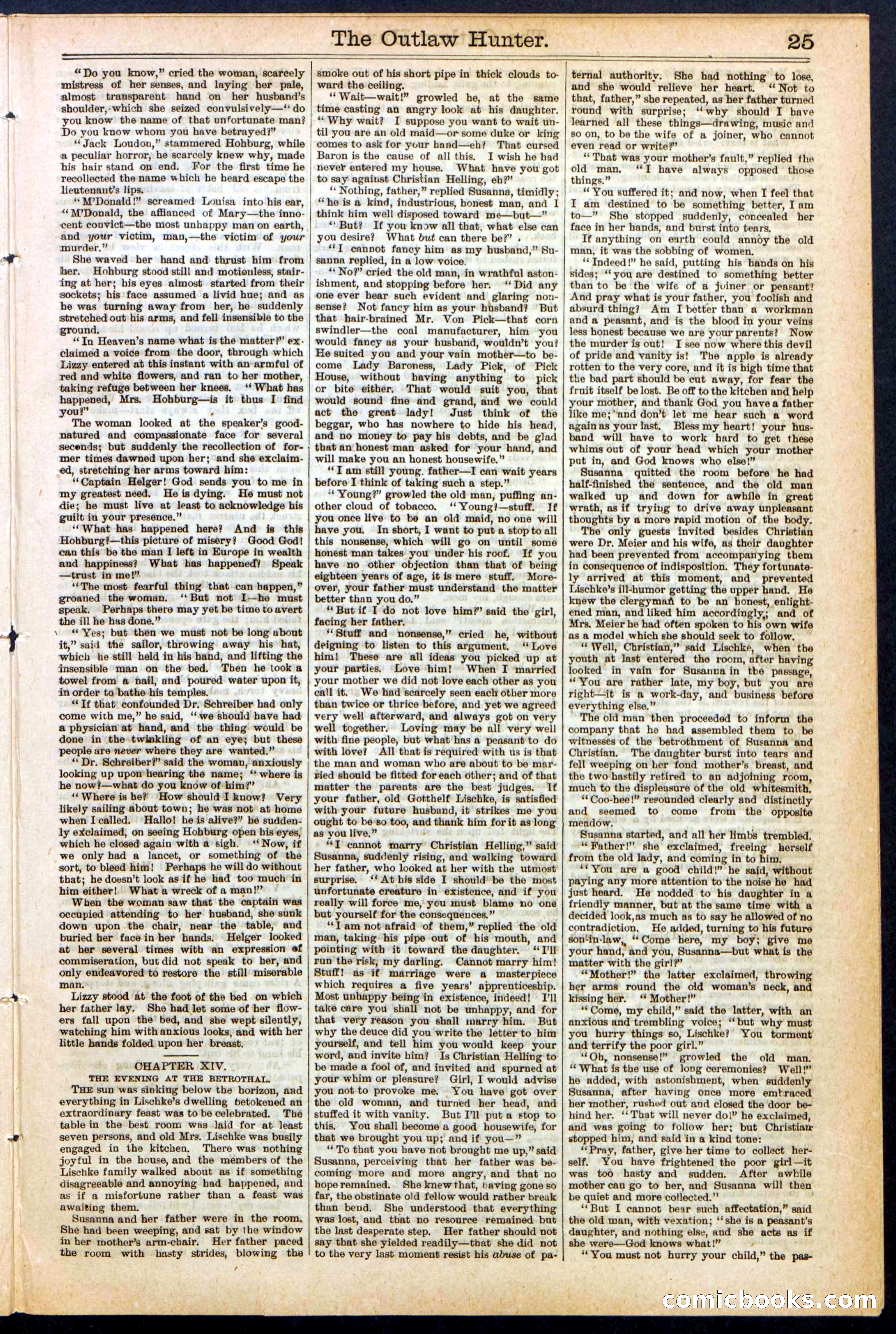Beadle's New York Dime Library, No. 136 — page 25 of 32