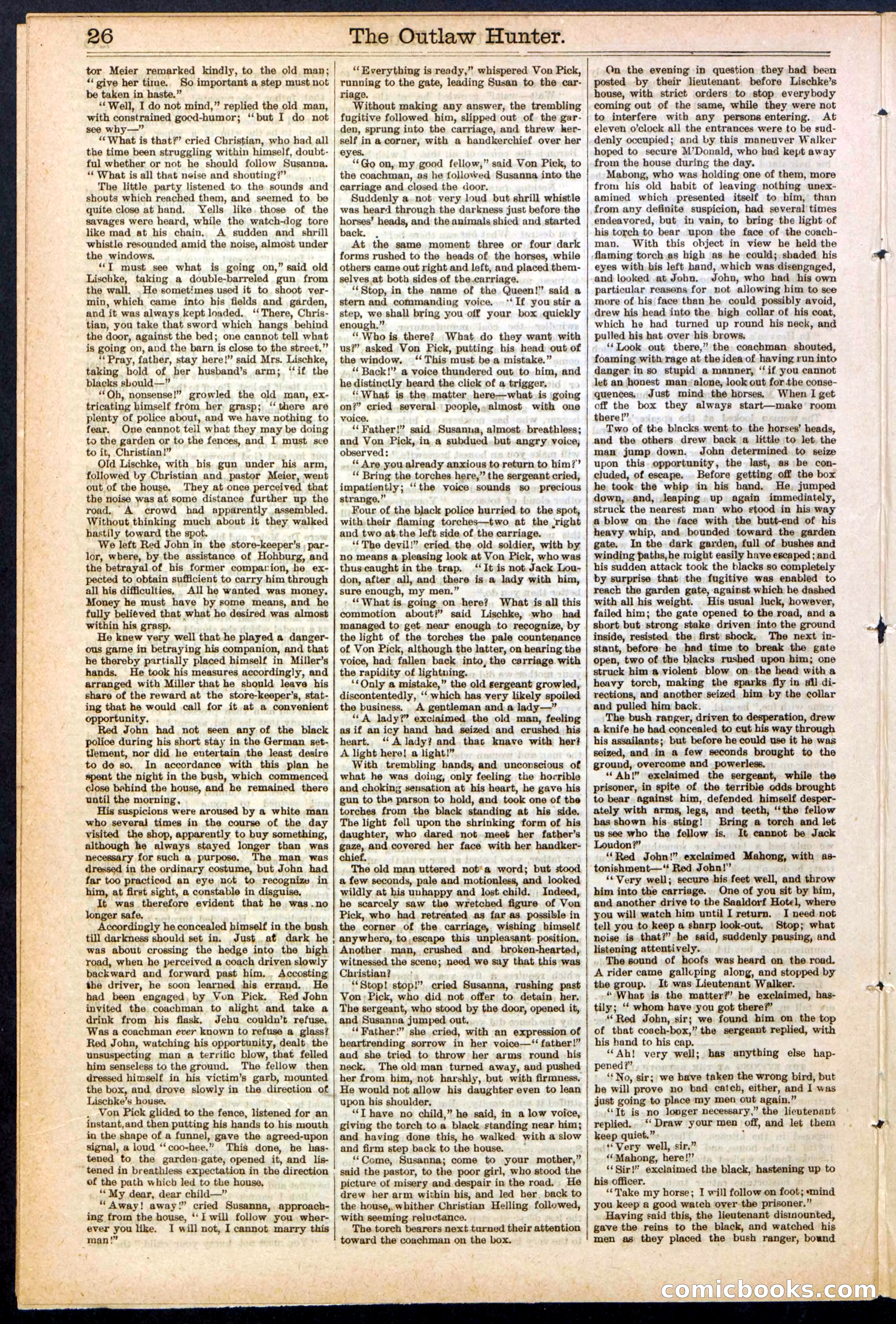 Beadle's New York Dime Library, No. 136 — page 26 of 32