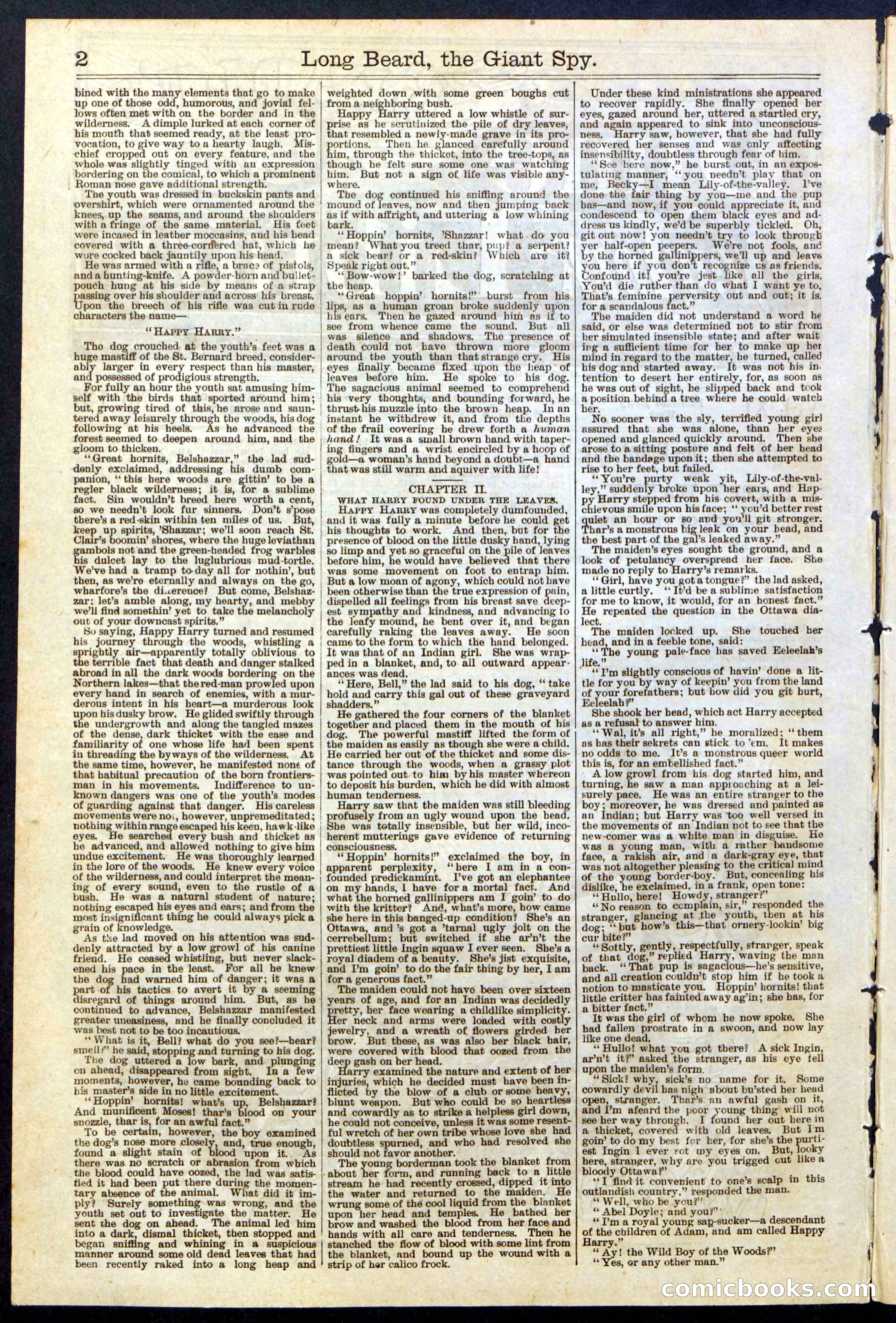 Beadle's New York Dime Library, No. 137 — page 2 of 32