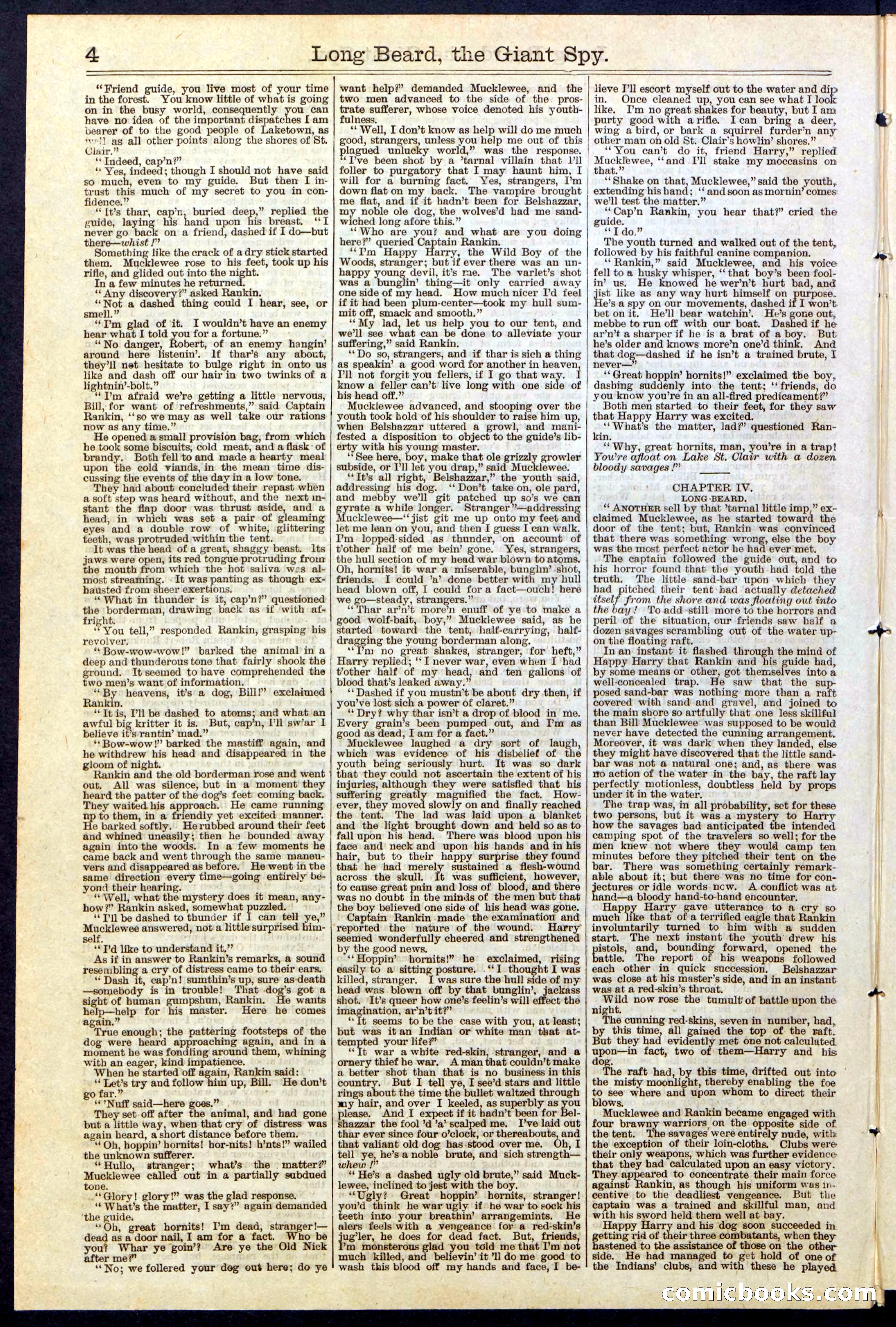 Beadle's New York Dime Library, No. 137 — page 4 of 32
