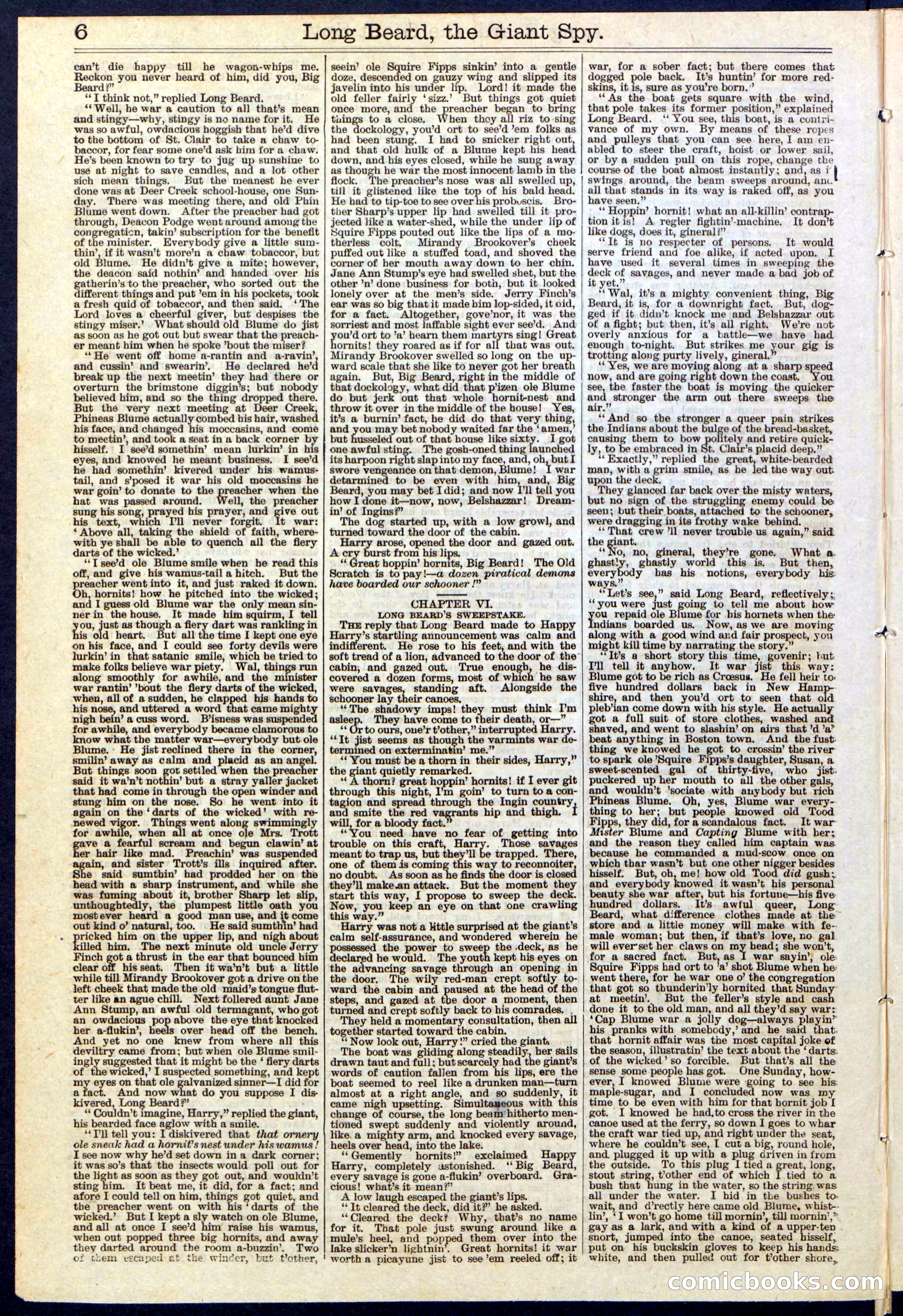 Beadle's New York Dime Library, No. 137 — page 6 of 32