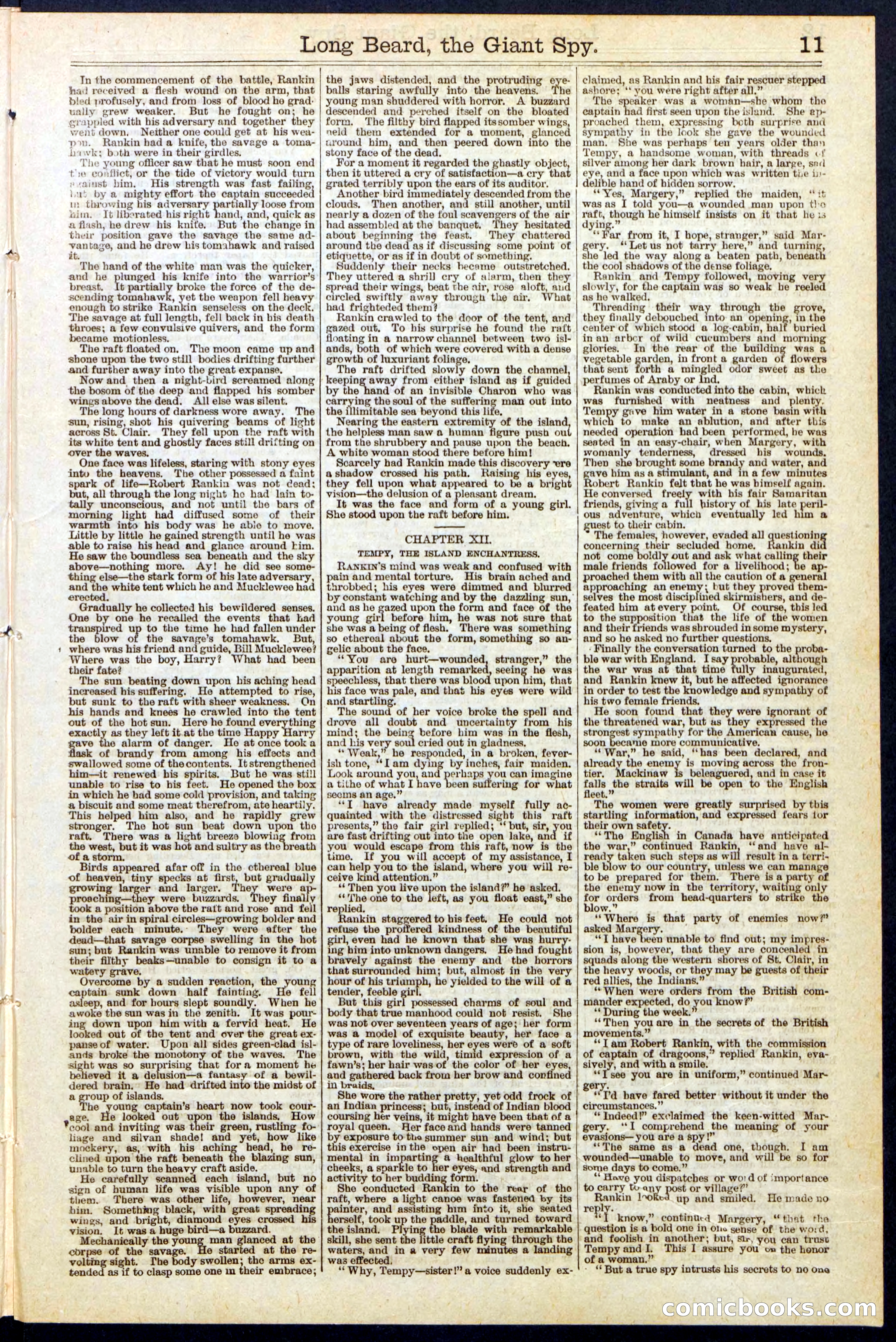 Beadle's New York Dime Library, No. 137 — page 11 of 32
