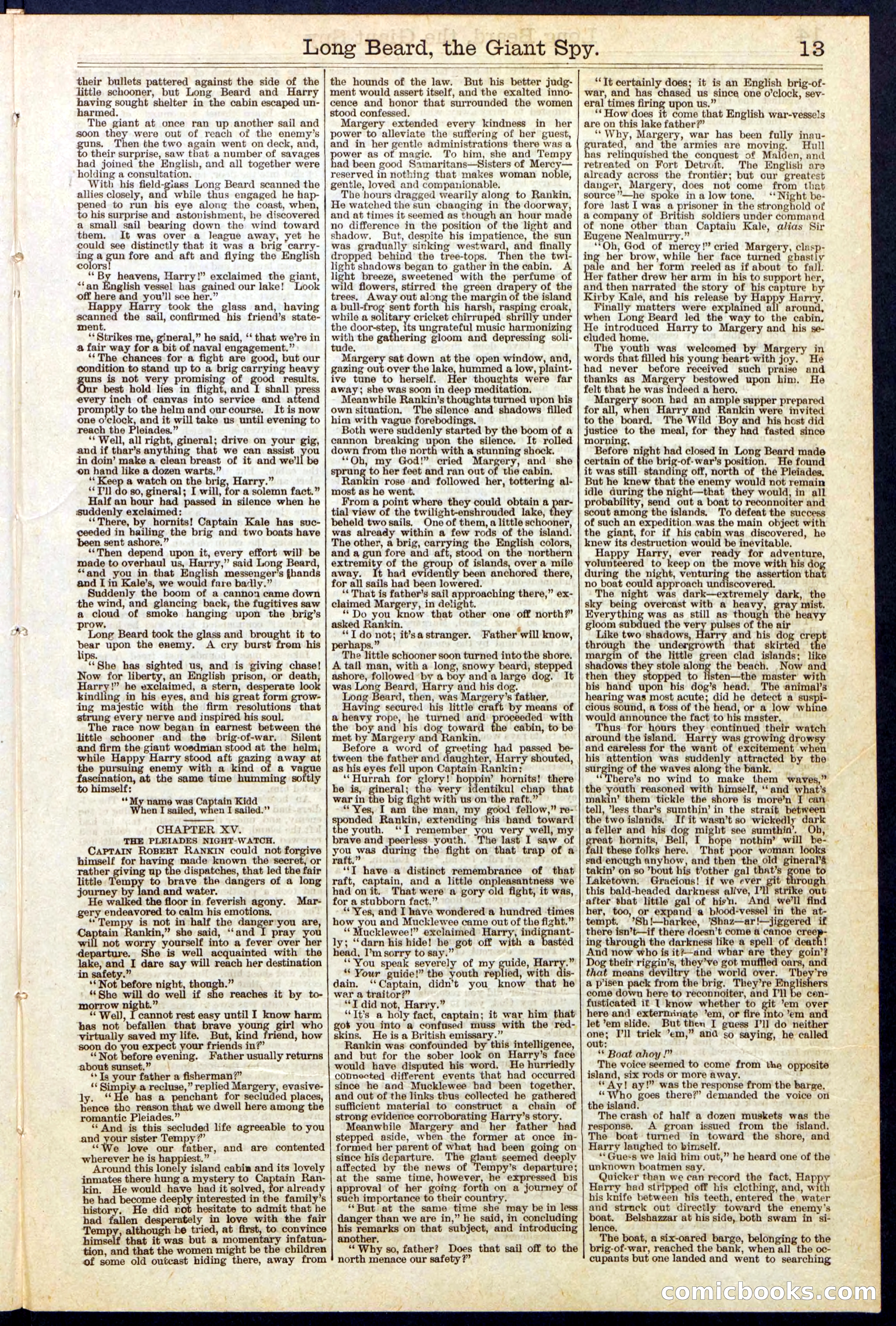 Beadle's New York Dime Library, No. 137 — page 13 of 32