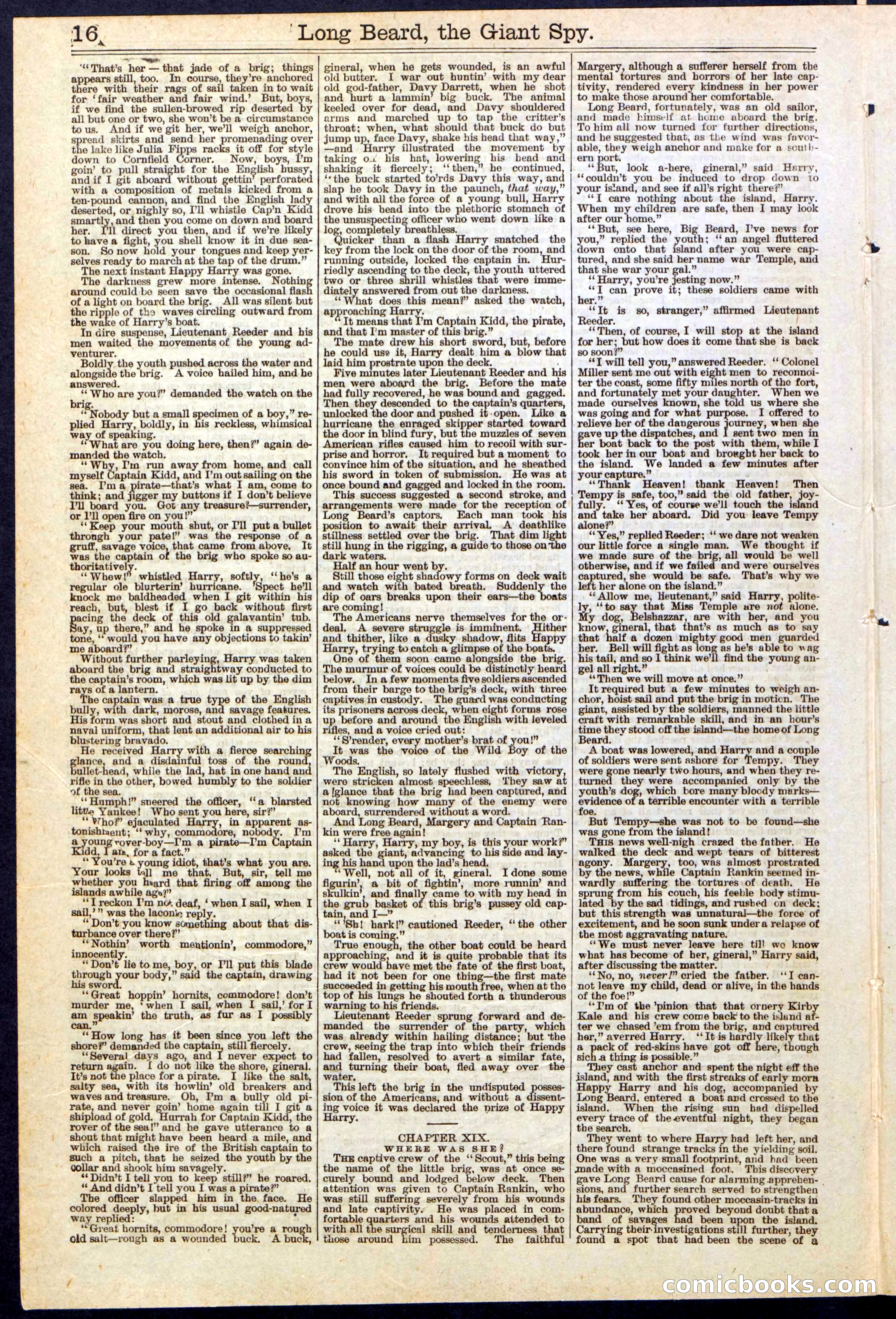 Beadle's New York Dime Library, No. 137 — page 16 of 32