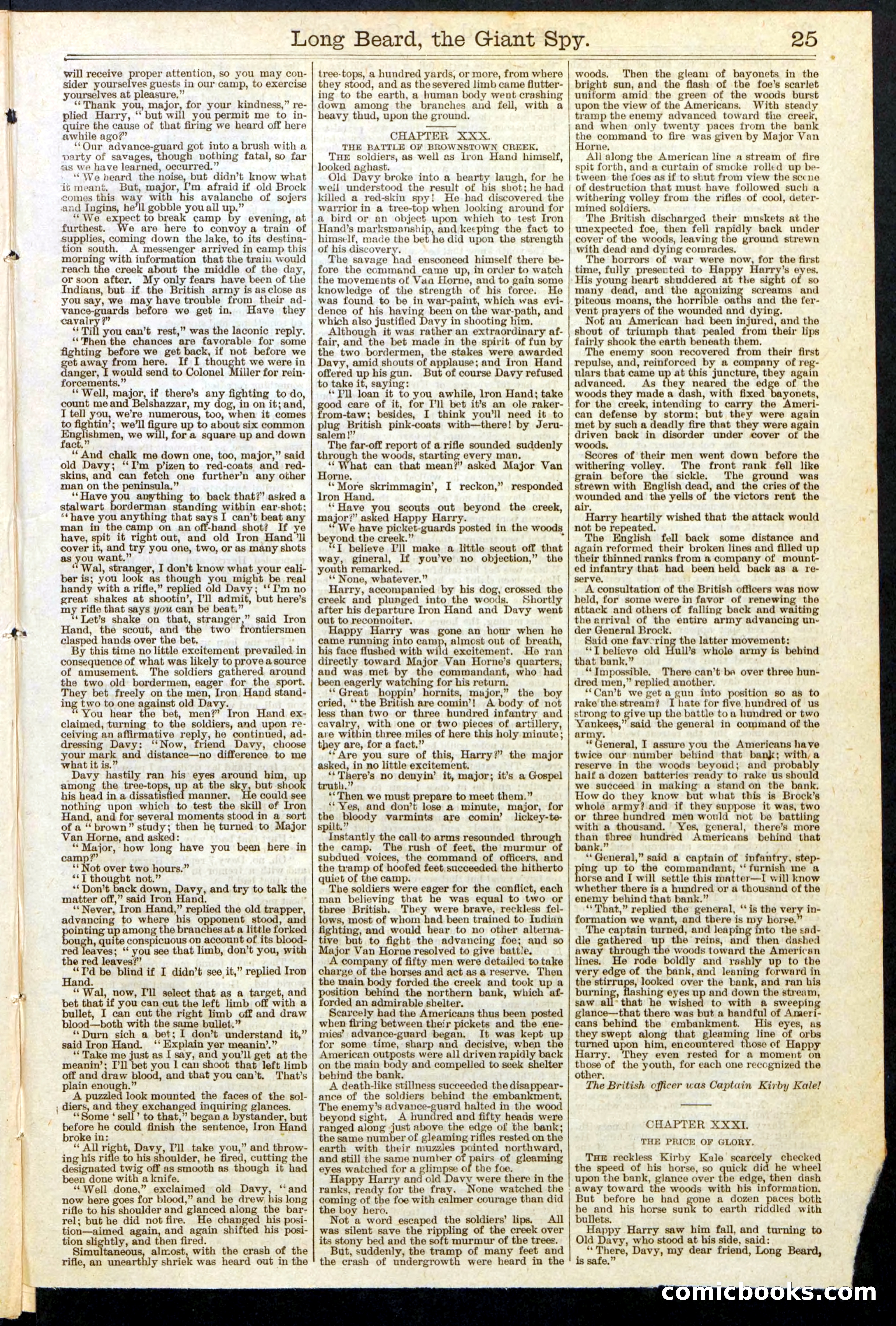 Beadle's New York Dime Library, No. 137 — page 25 of 32