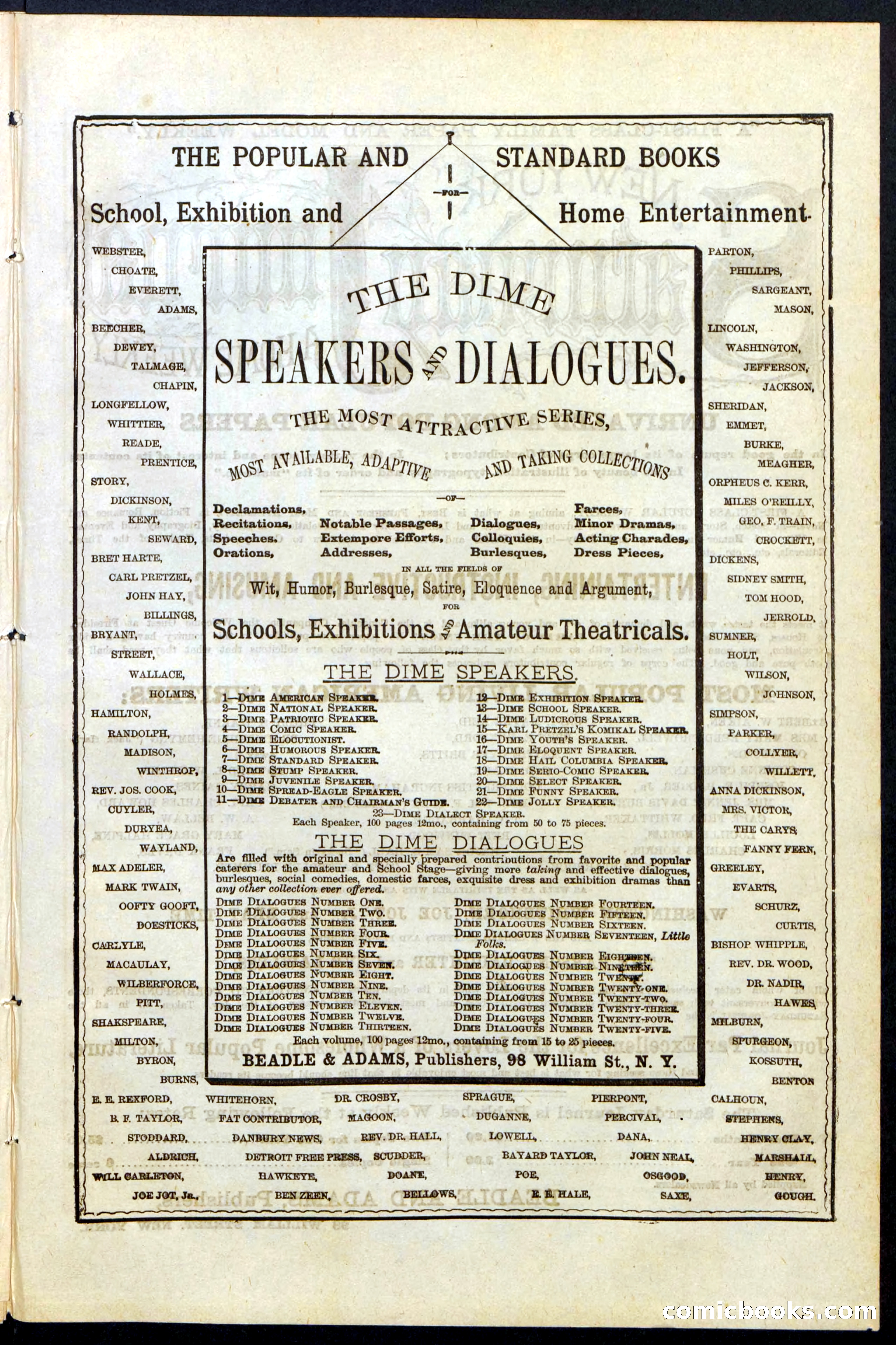 Beadle's New York Dime Library, No. 137 — page 29 of 32