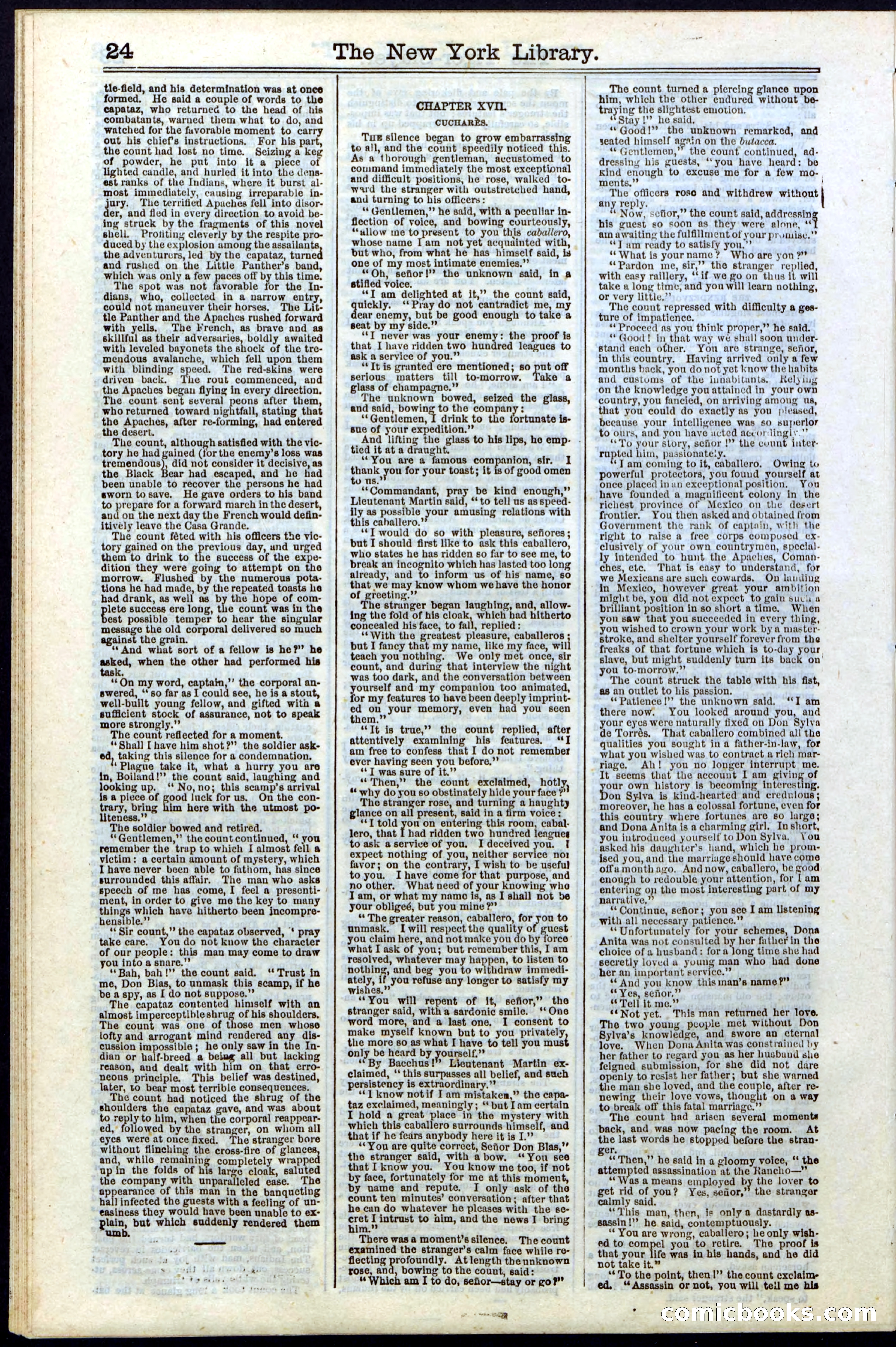 Beadle's New York Dime Library, Vol. II, No. 15 — page 24 of 40