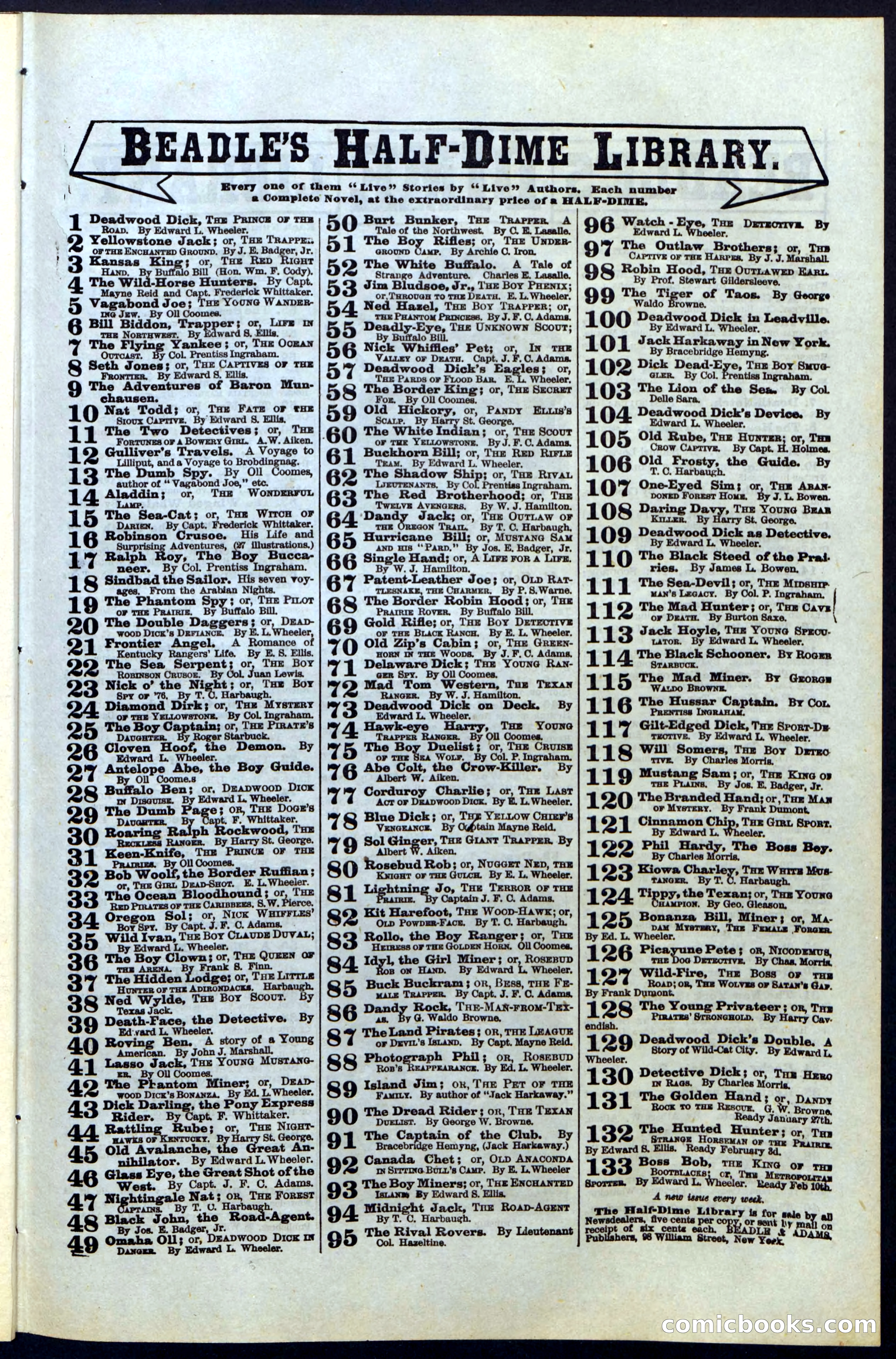 Beadle's New York Dime Library, Vol. II, No. 15 — page 39 of 40