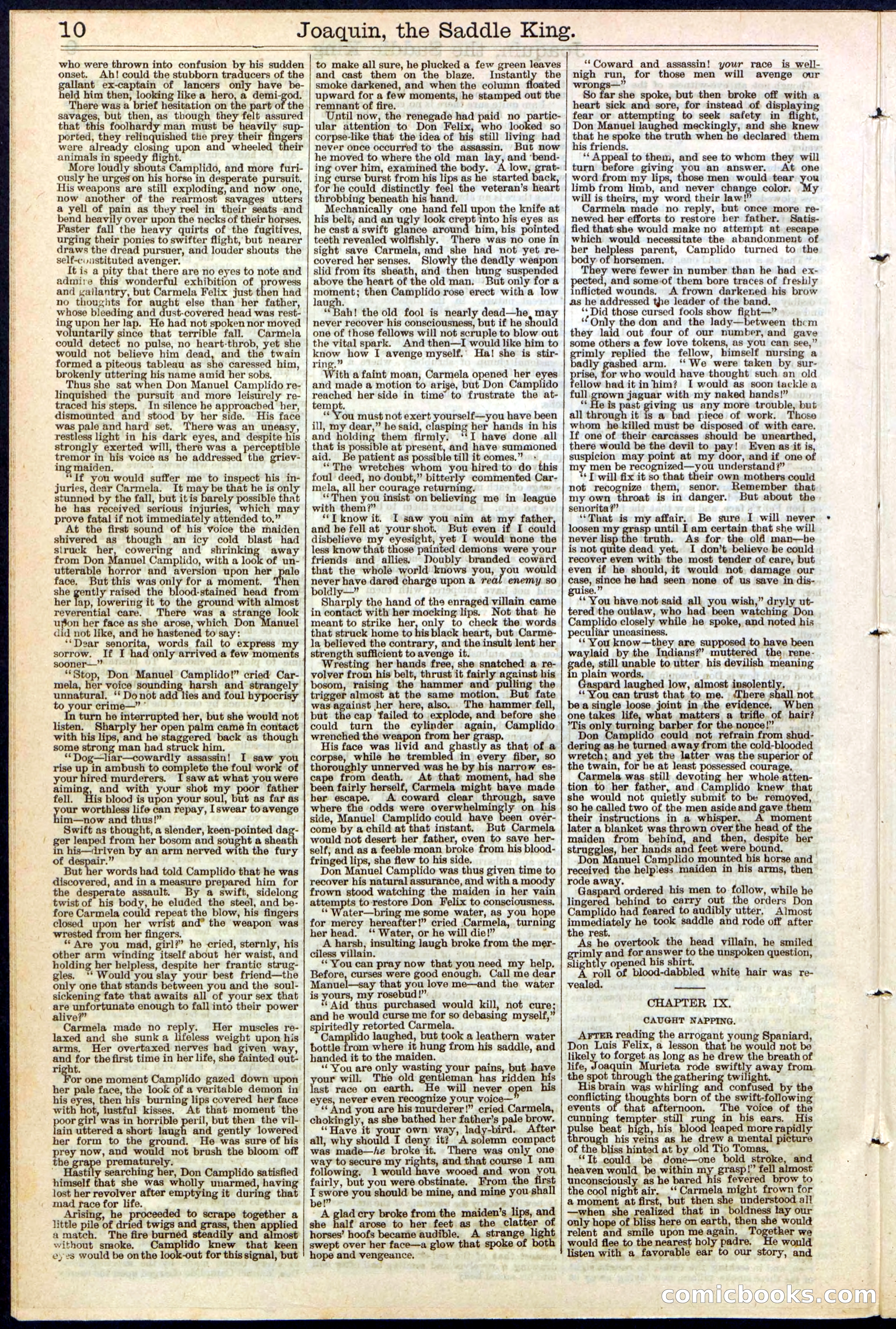 Beadle's New York Dime Library No. 154 — page 10 of 32