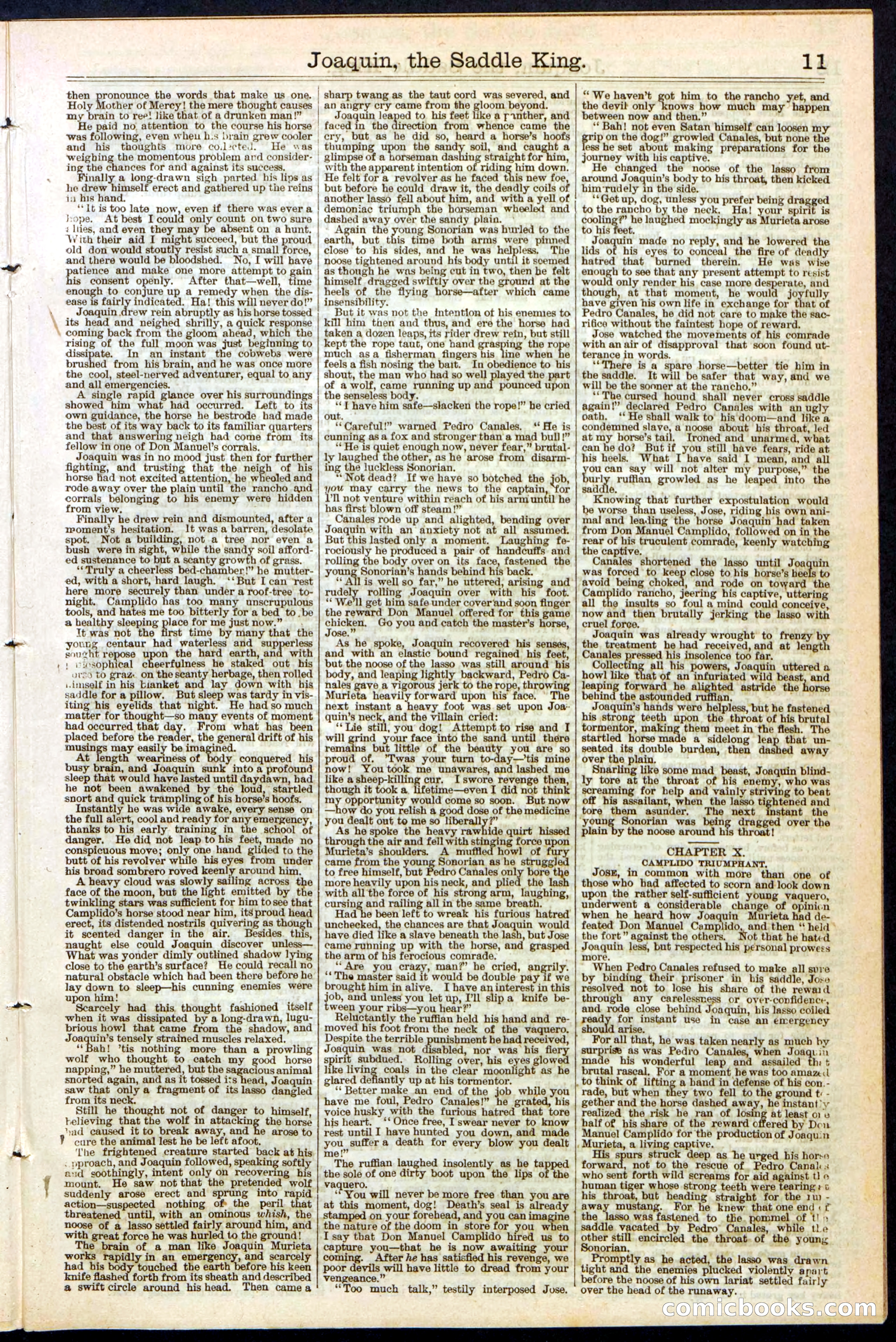 Beadle's New York Dime Library No. 154 — page 11 of 32