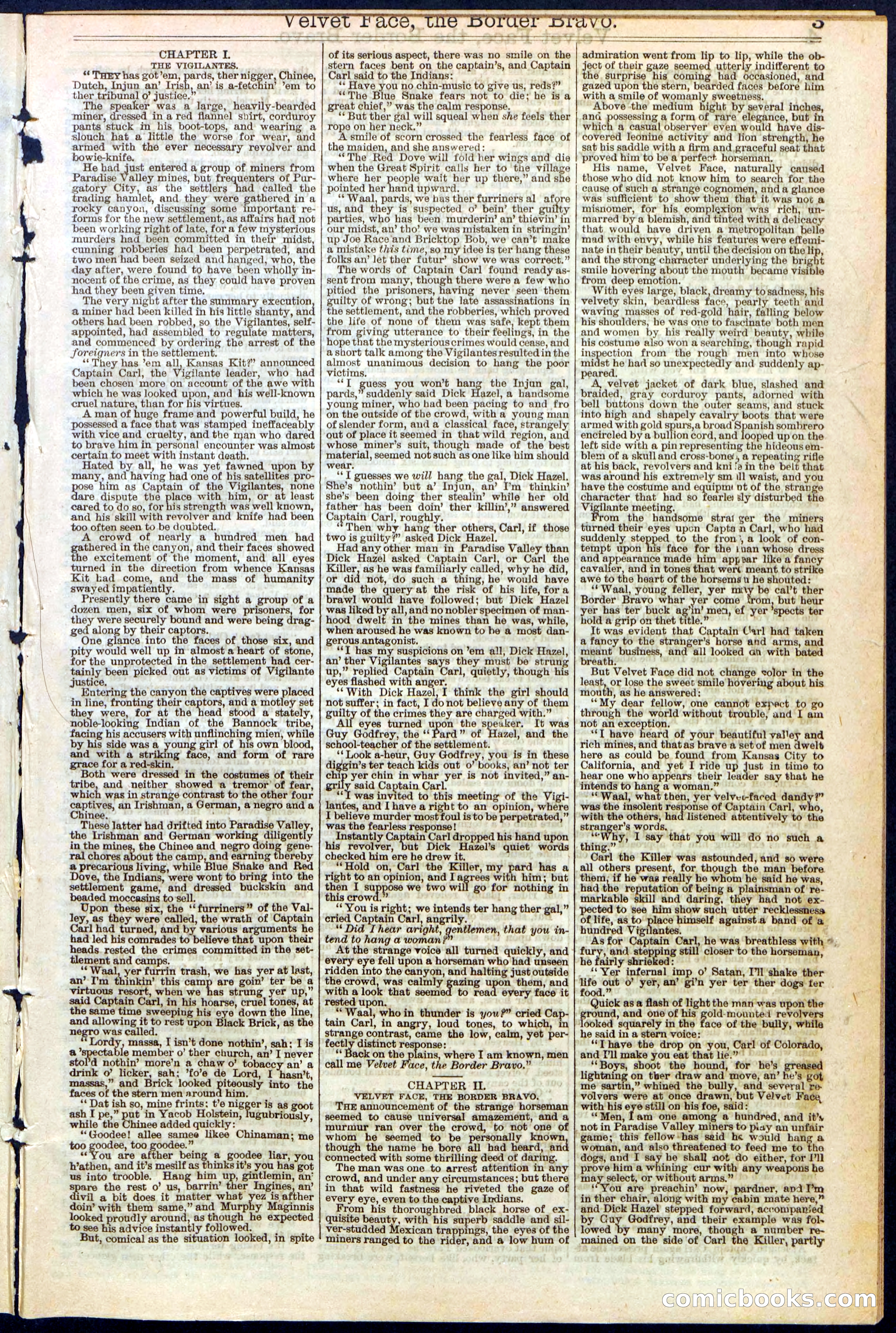 Beadle's New York Dime Library, No. 156 — page 3 of 24