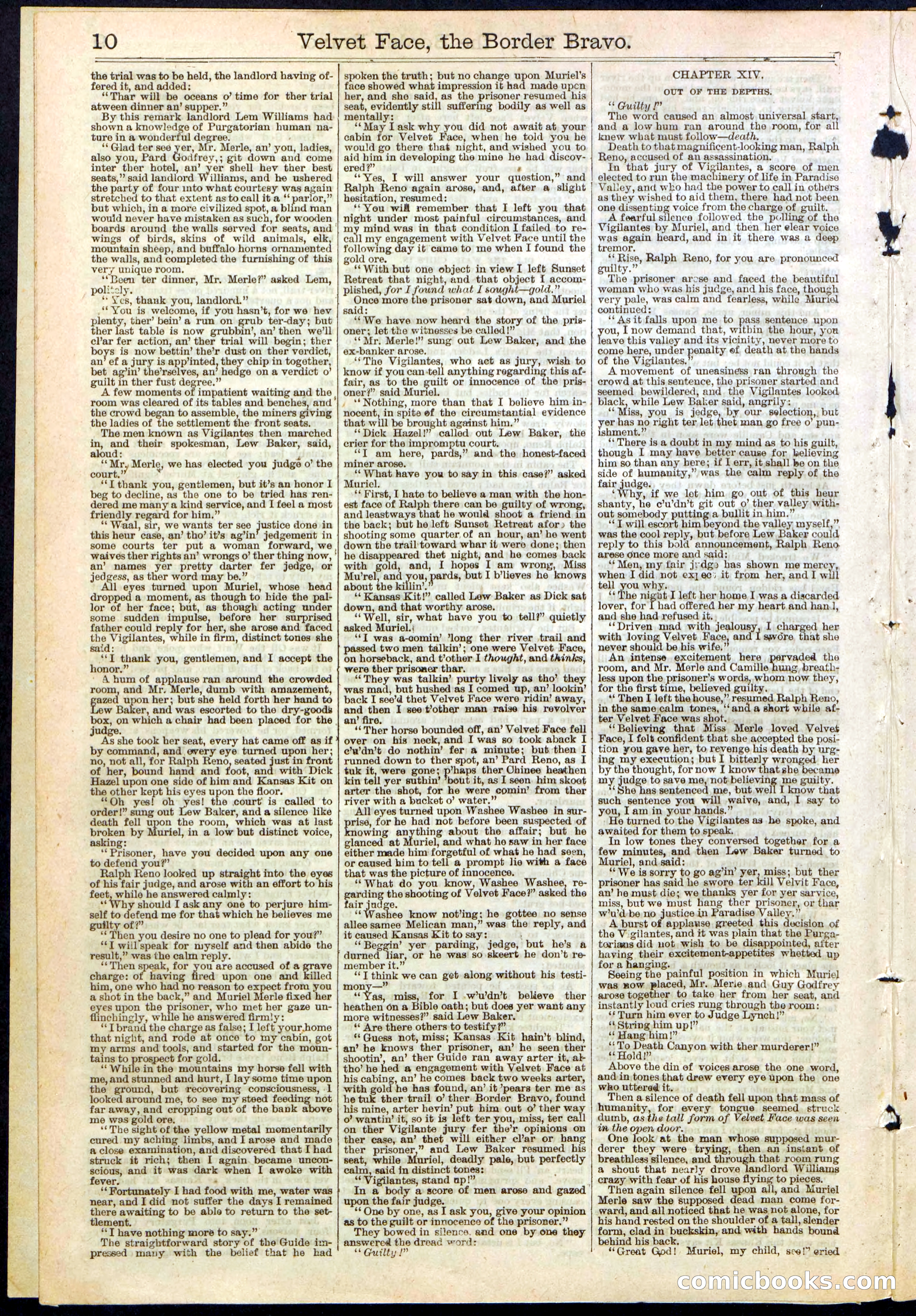 Beadle's New York Dime Library, No. 156 — page 10 of 24