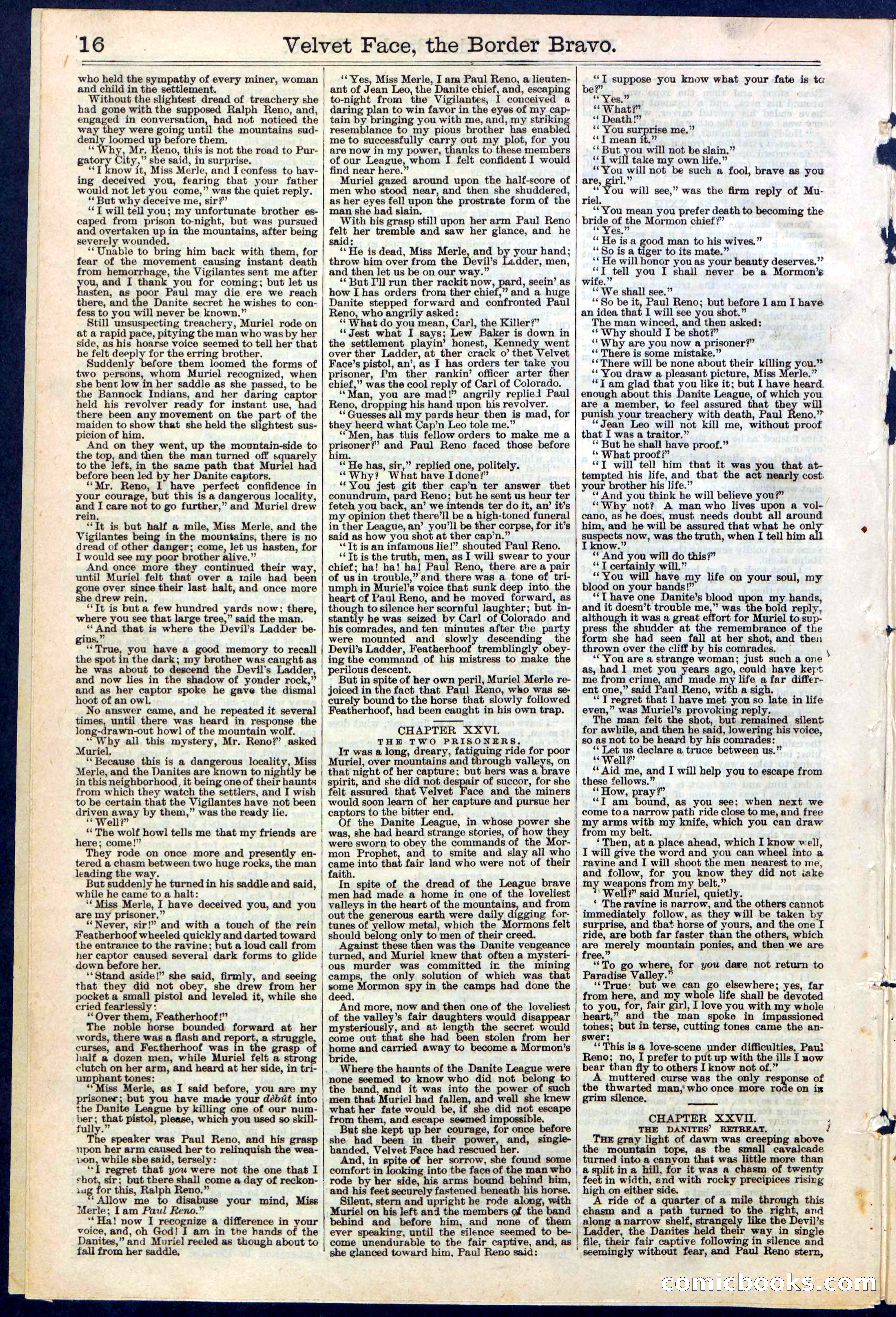 Beadle's New York Dime Library, No. 156 — page 16 of 24