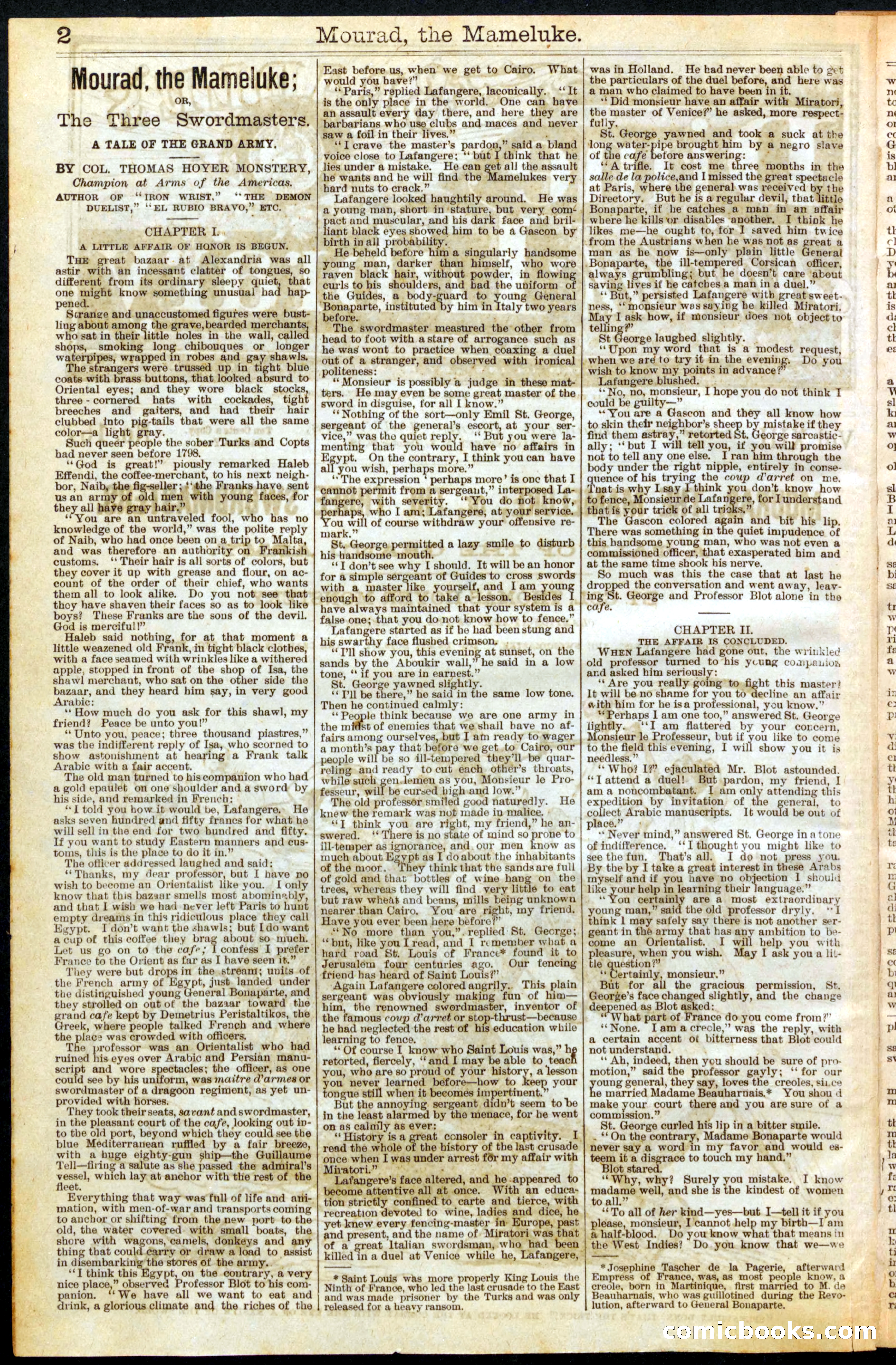 Beadle's Dime Library No. 157 — page 2 of 24