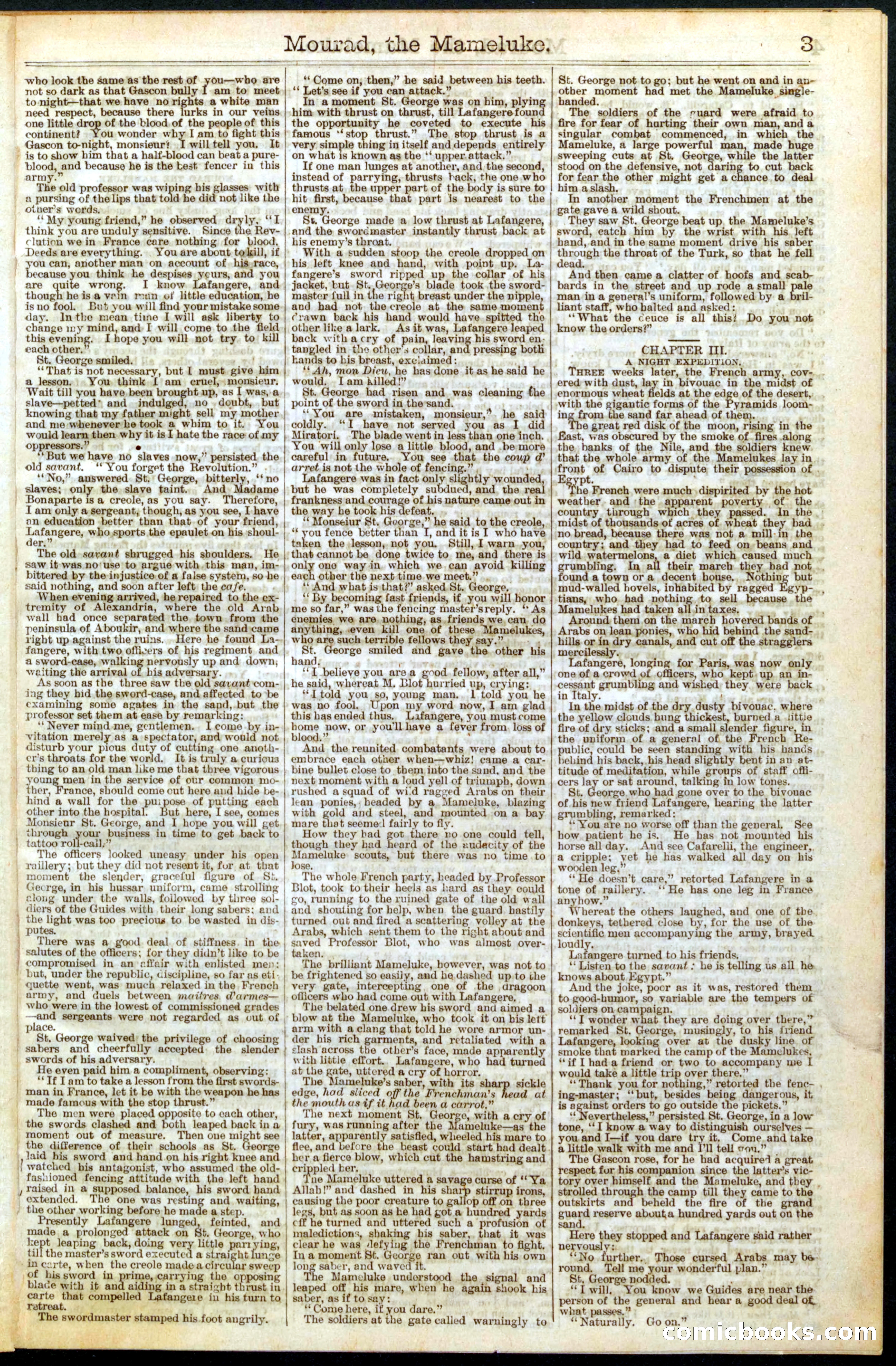 Beadle's Dime Library No. 157 — page 3 of 24