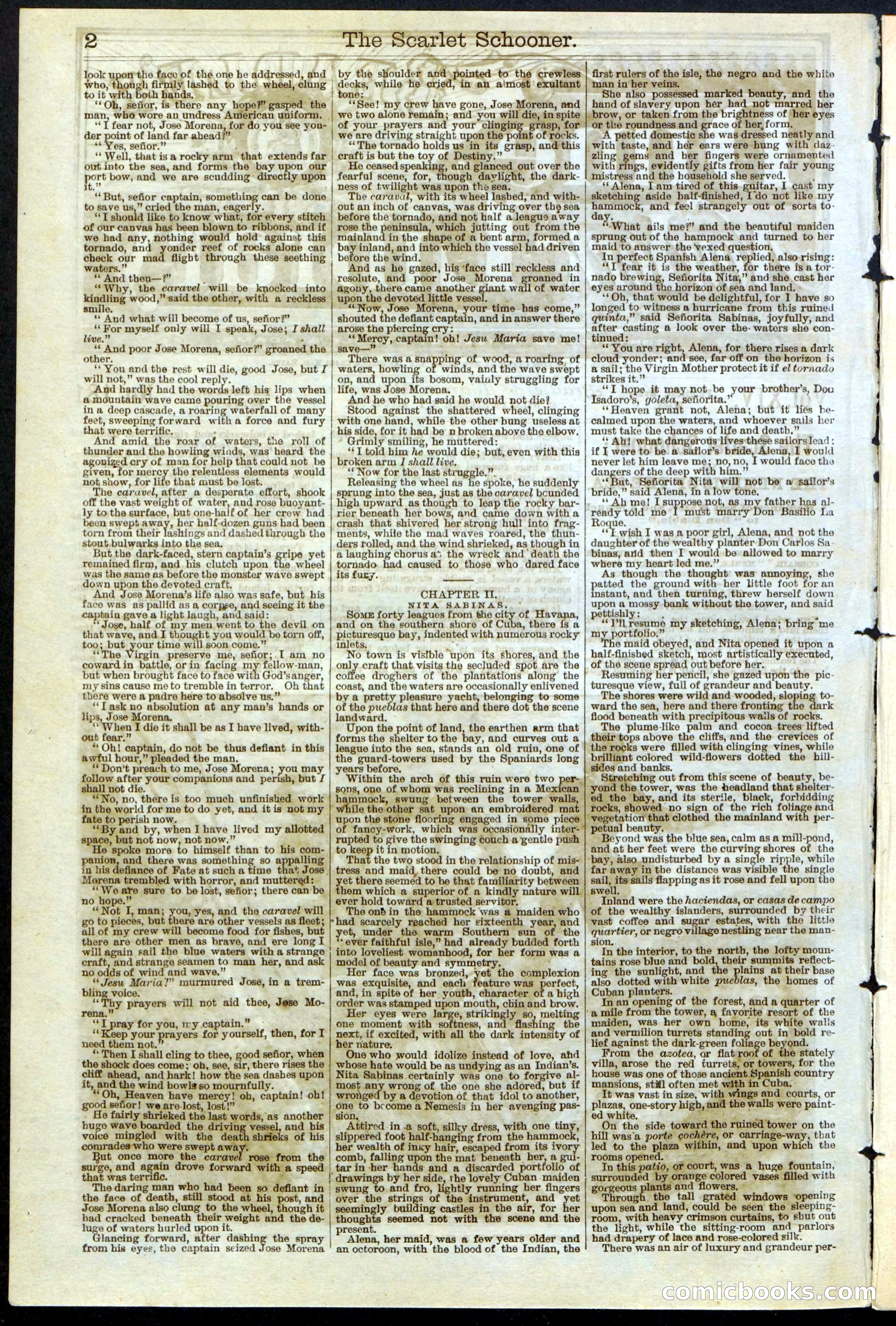 Beadle's New York Dime Library, No. 181 — page 2 of 32