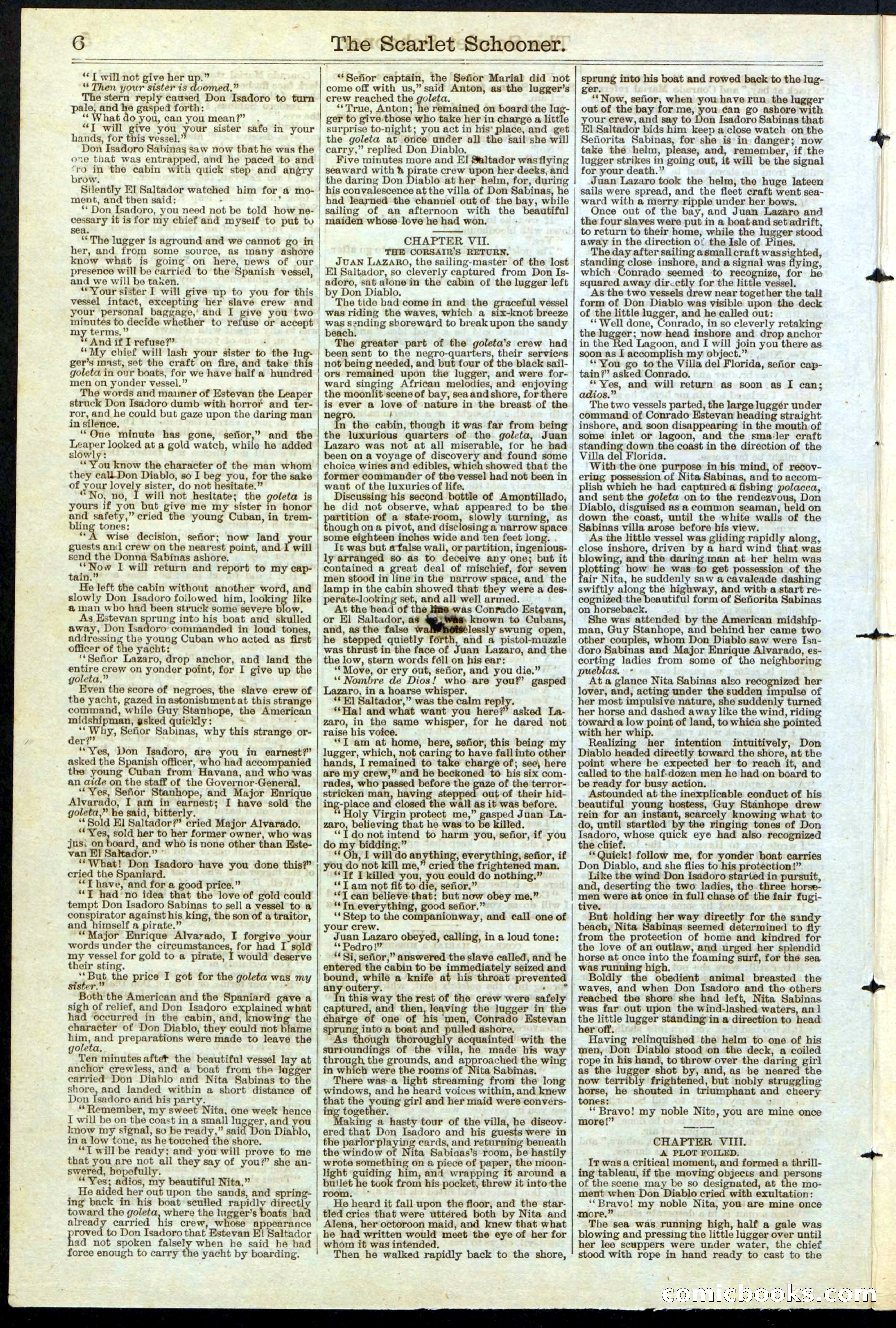 Beadle's New York Dime Library, No. 181 — page 6 of 32
