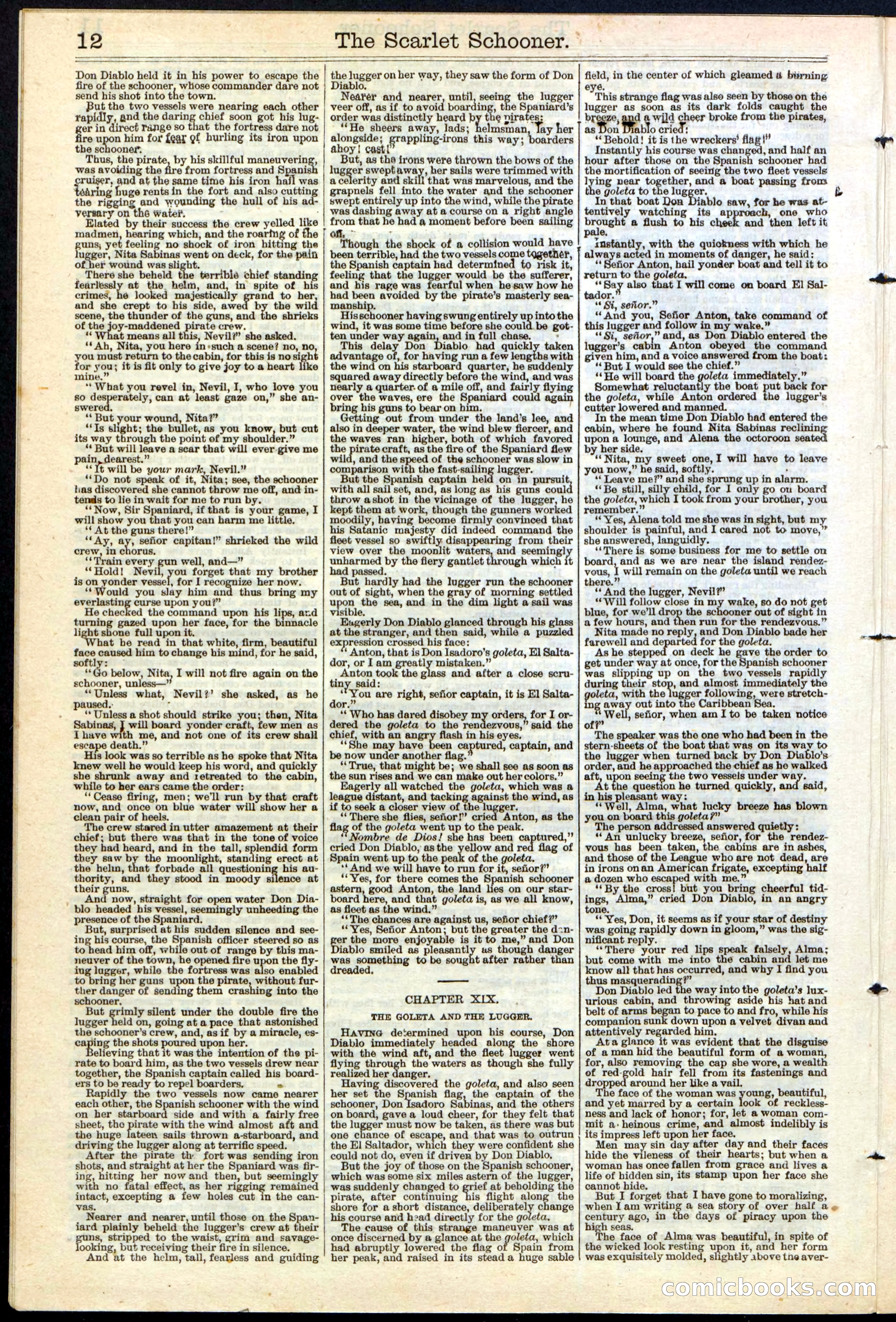 Beadle's New York Dime Library, No. 181 — page 12 of 32