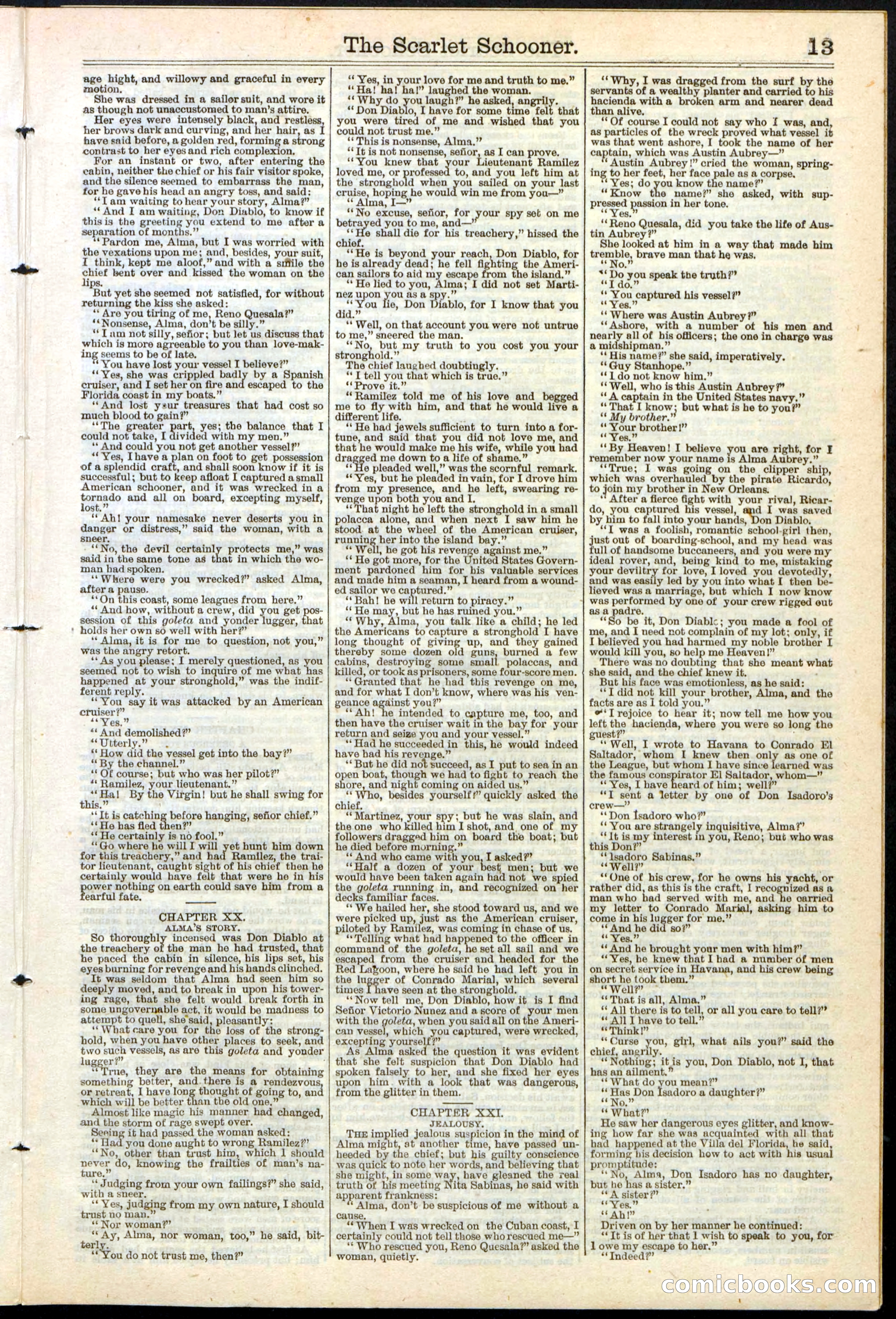 Beadle's New York Dime Library, No. 181 — page 13 of 32