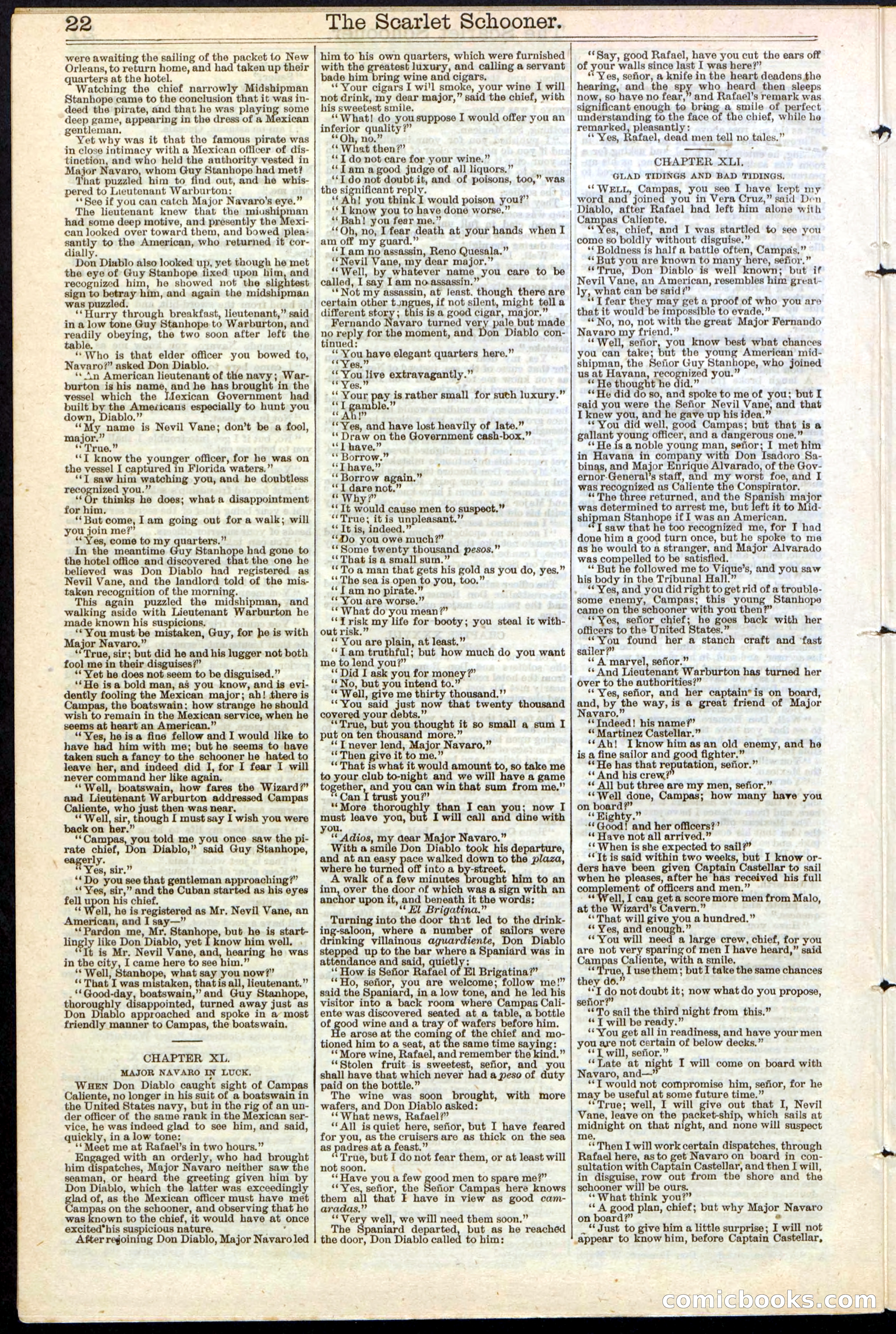 Beadle's New York Dime Library, No. 181 — page 22 of 32