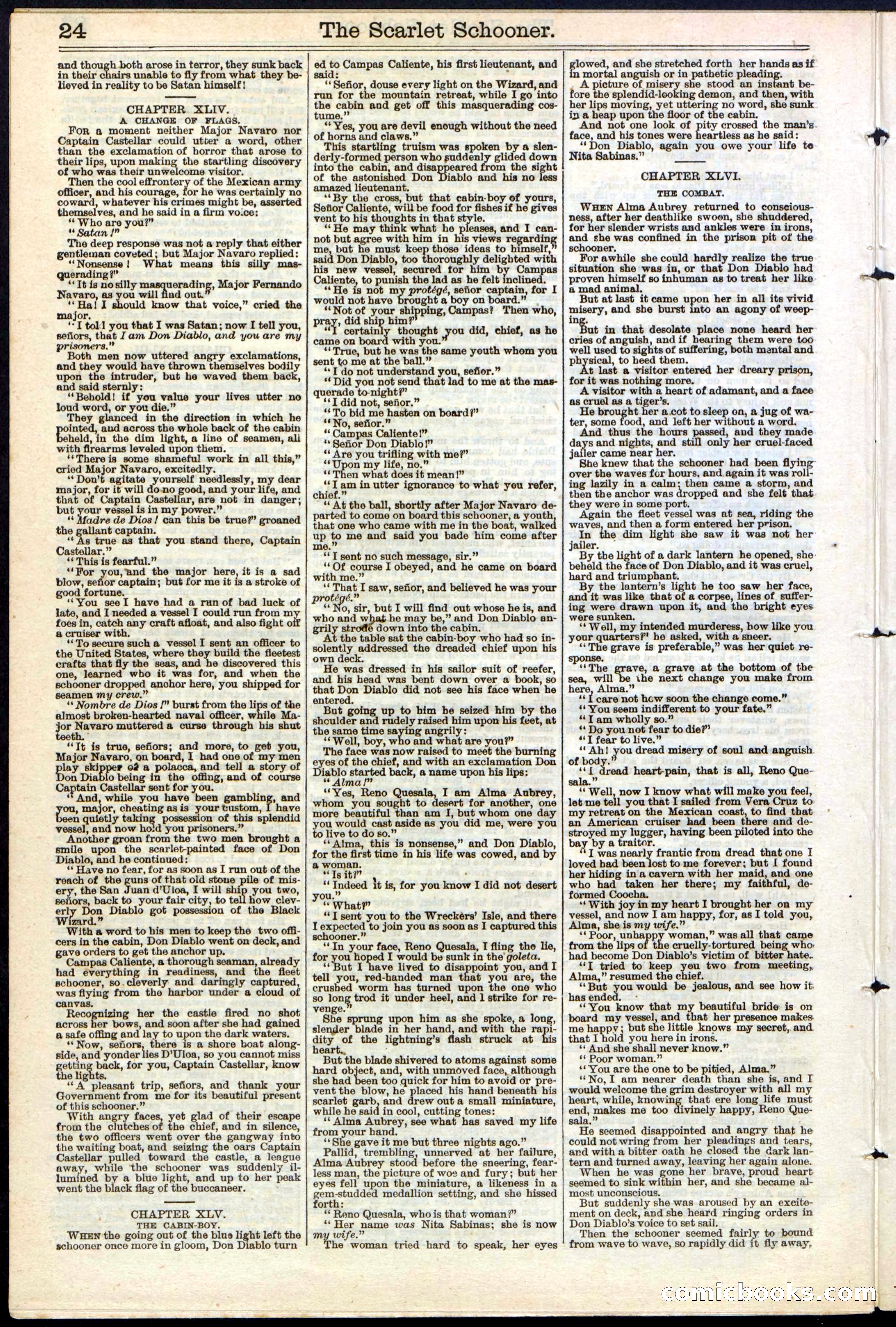 Beadle's New York Dime Library, No. 181 — page 24 of 32