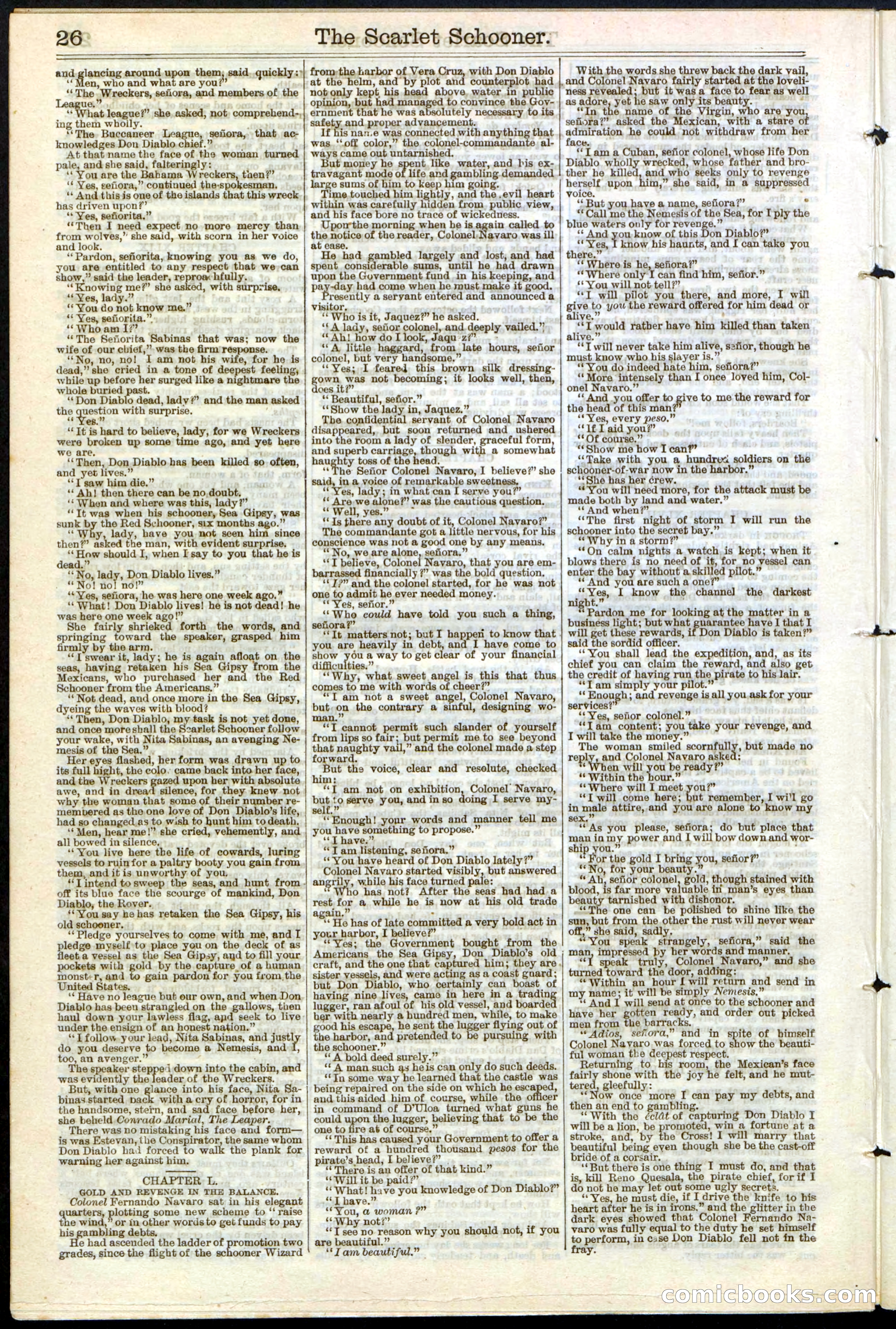 Beadle's New York Dime Library, No. 181 — page 26 of 32