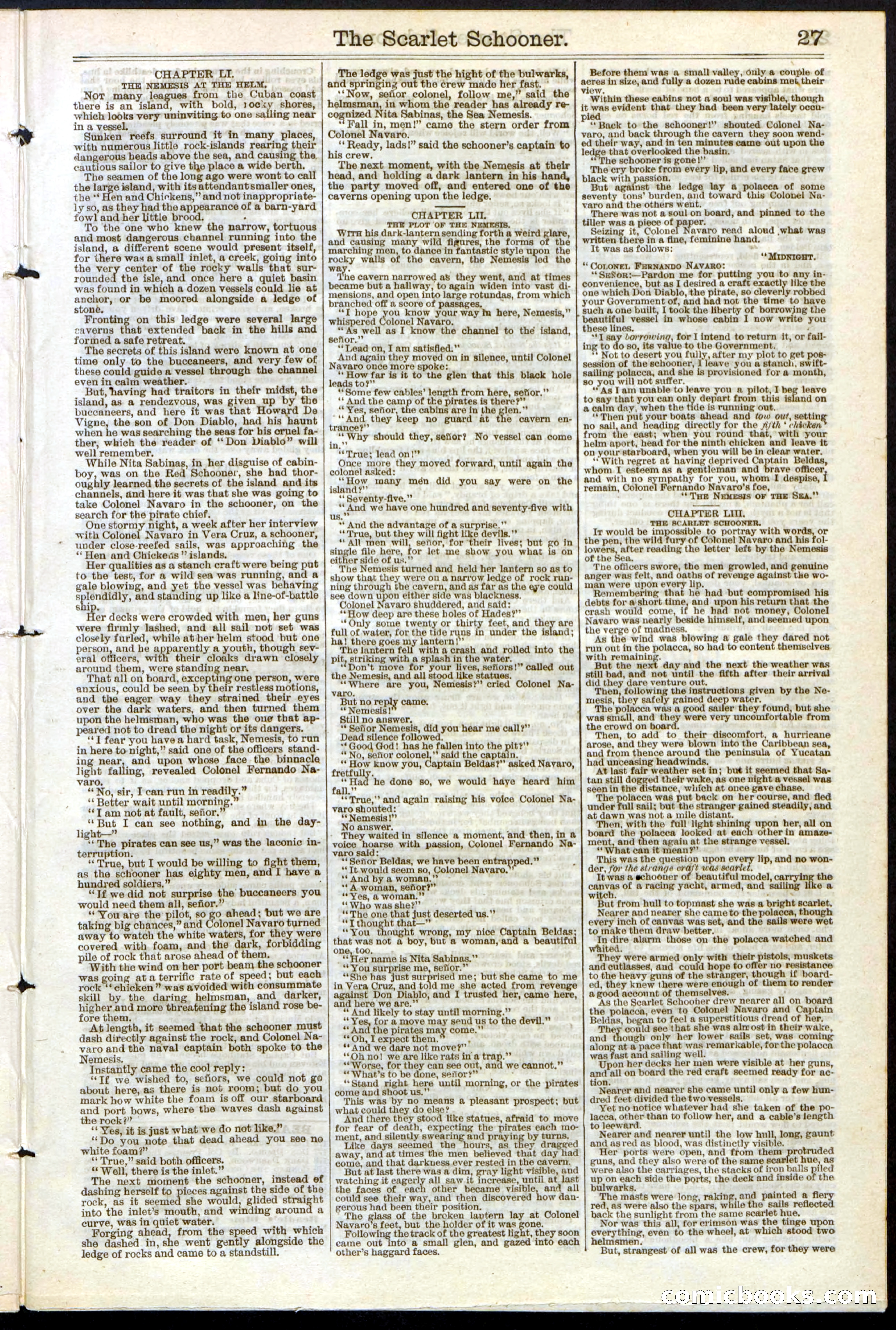 Beadle's New York Dime Library, No. 181 — page 27 of 32