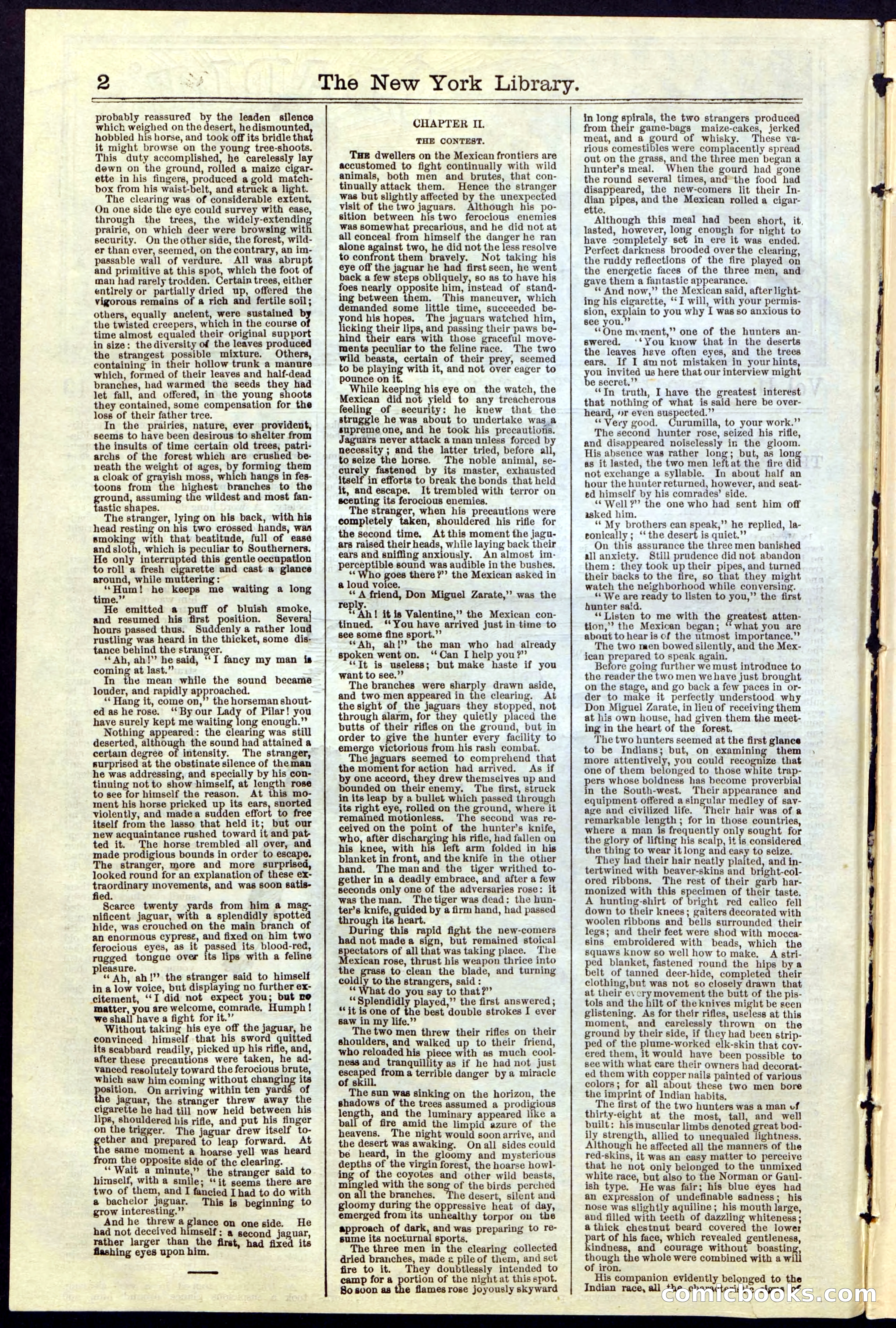 Beadle's New York Dime Library No. 19 — page 2 of 40