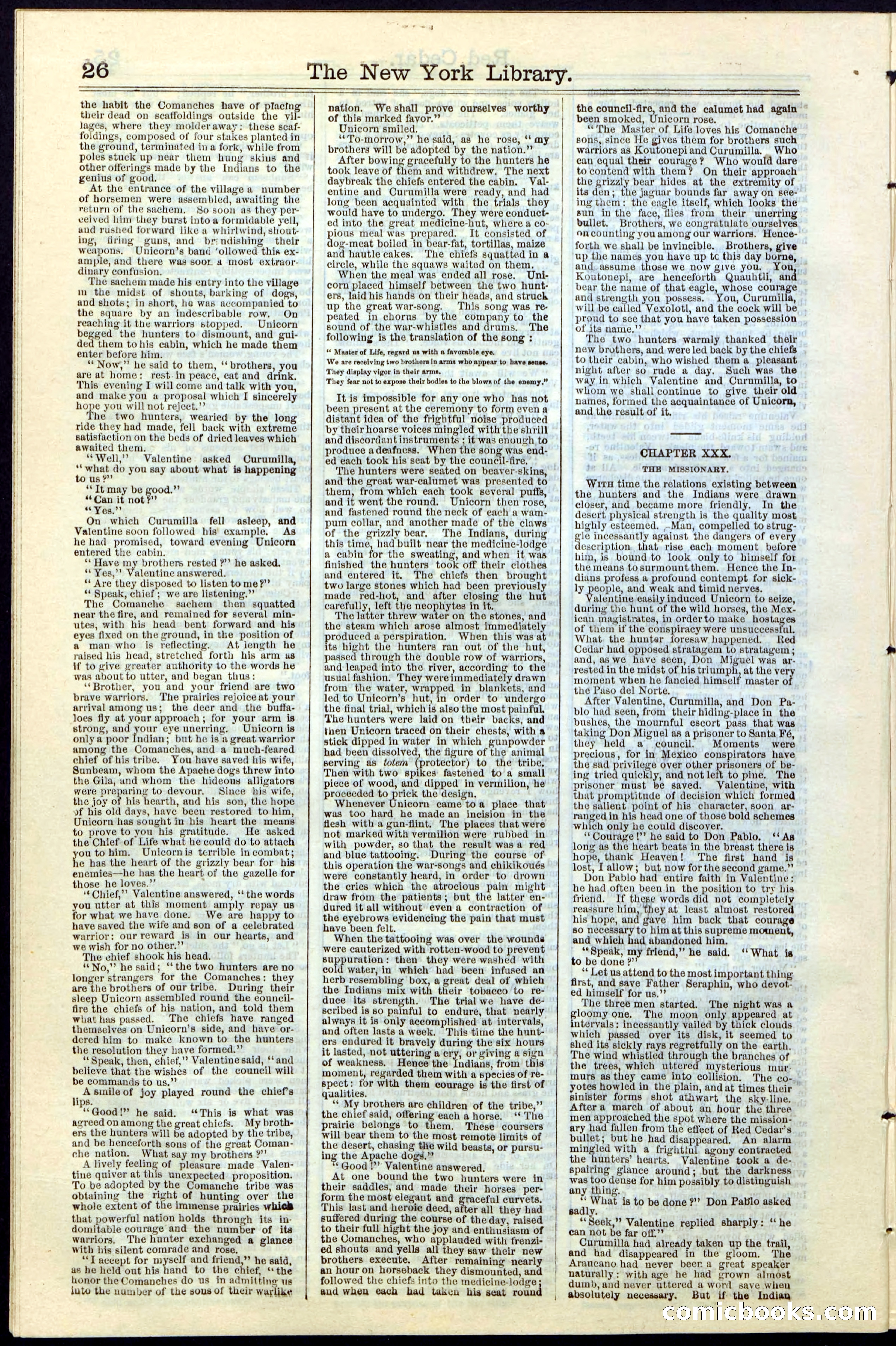 Beadle's New York Dime Library No. 19 — page 26 of 40
