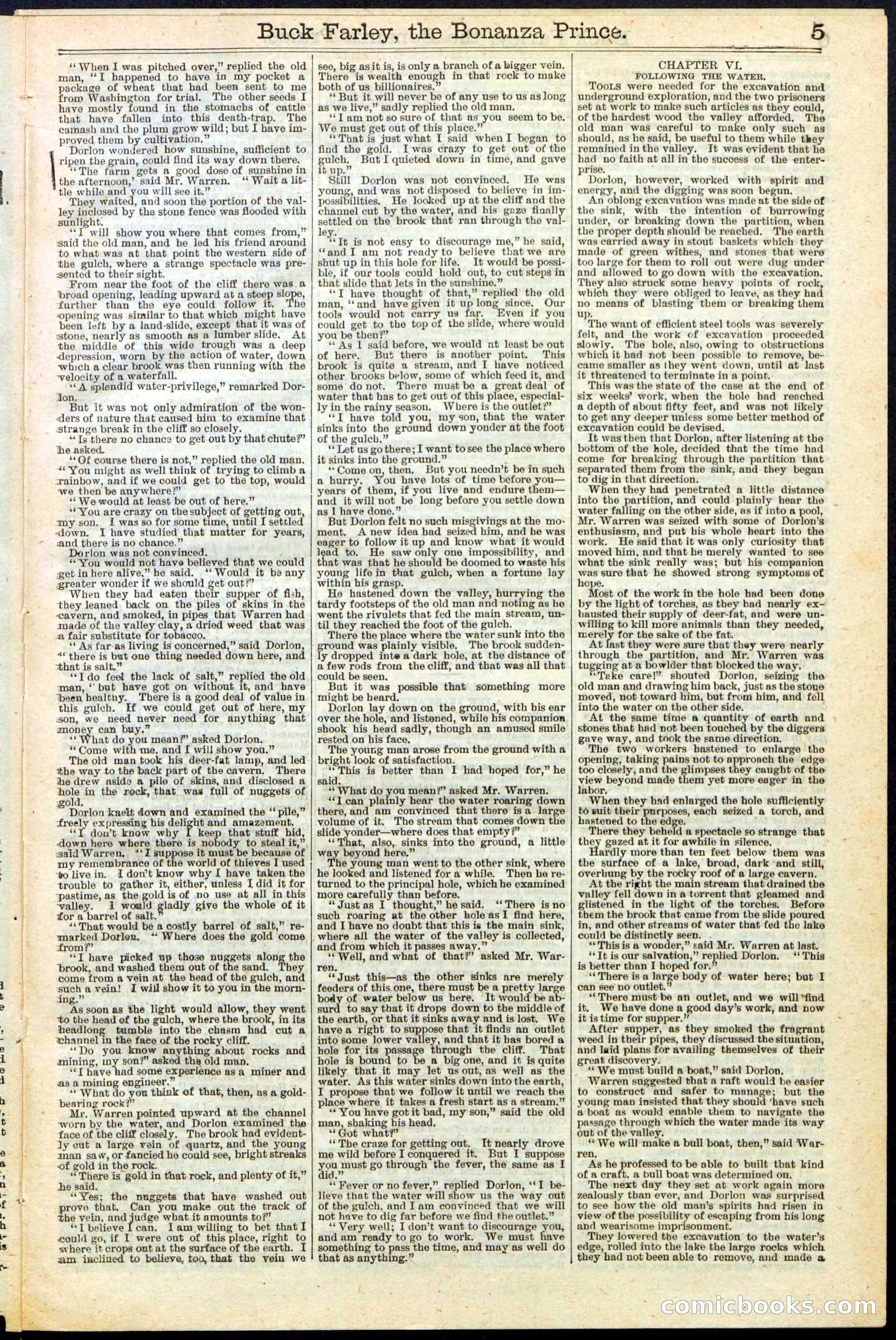 Beadle's New York Dime Library No. 209 — page 5 of 24