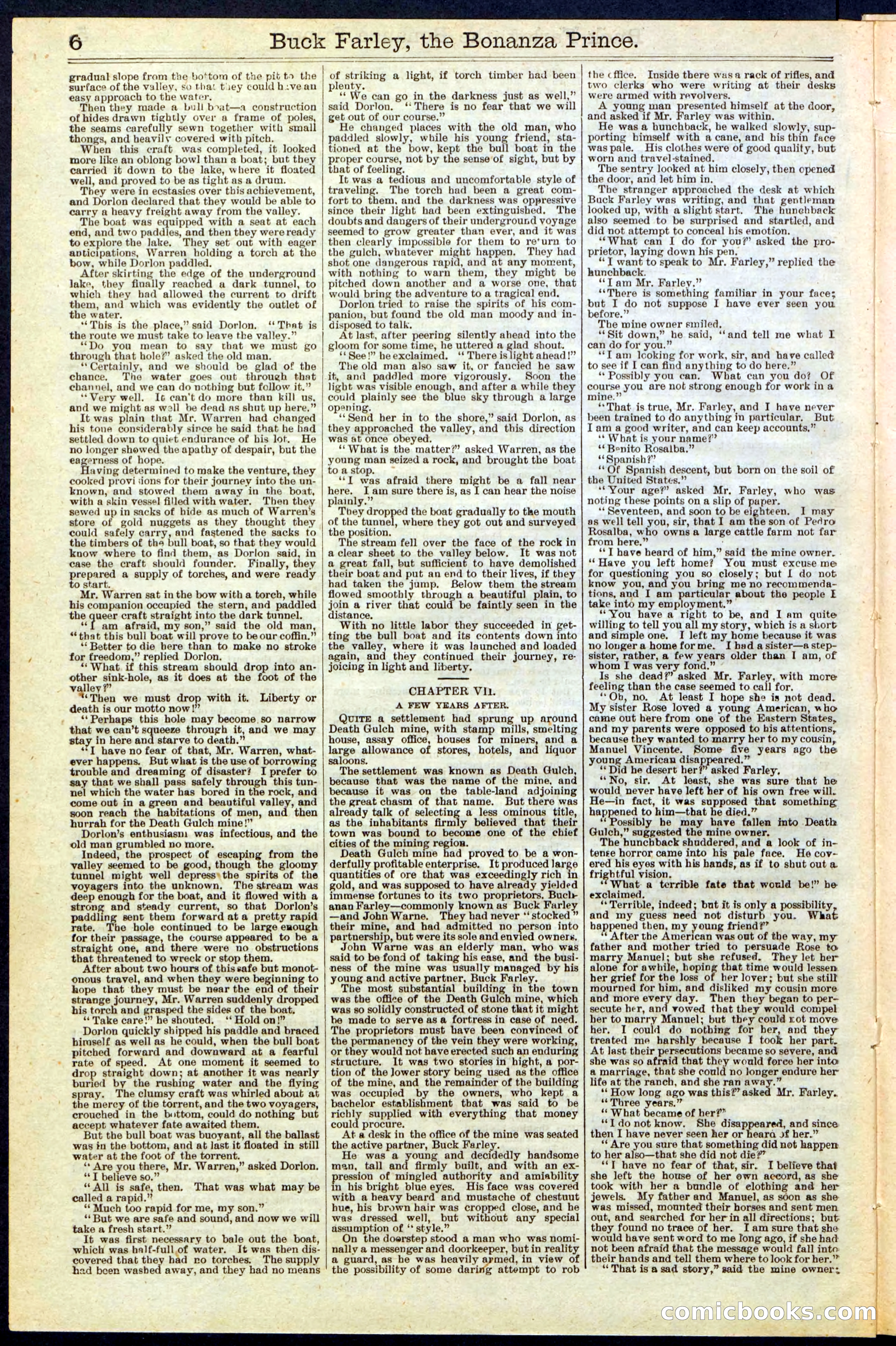 Beadle's New York Dime Library No. 209 — page 6 of 24