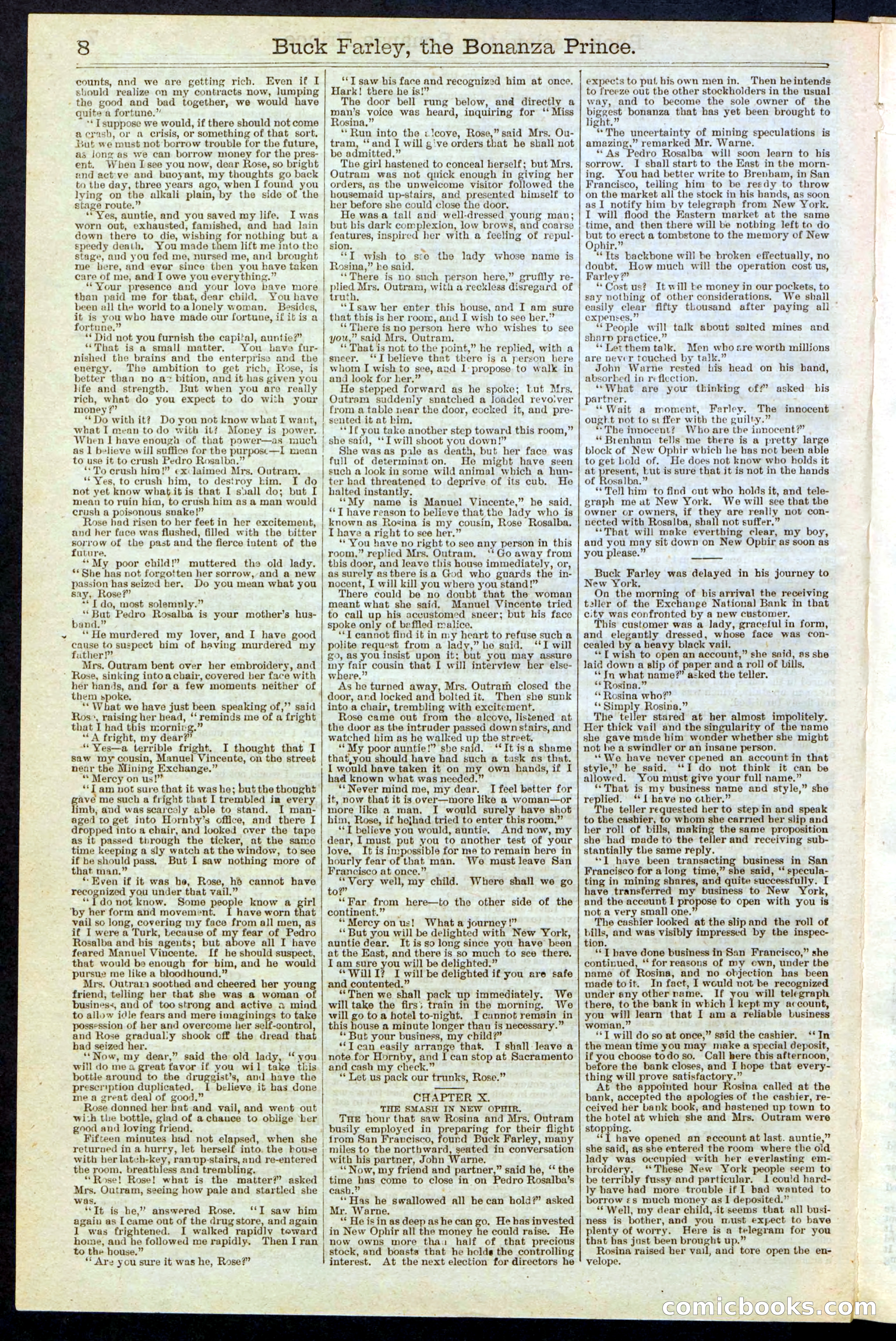 Beadle's New York Dime Library No. 209 — page 8 of 24