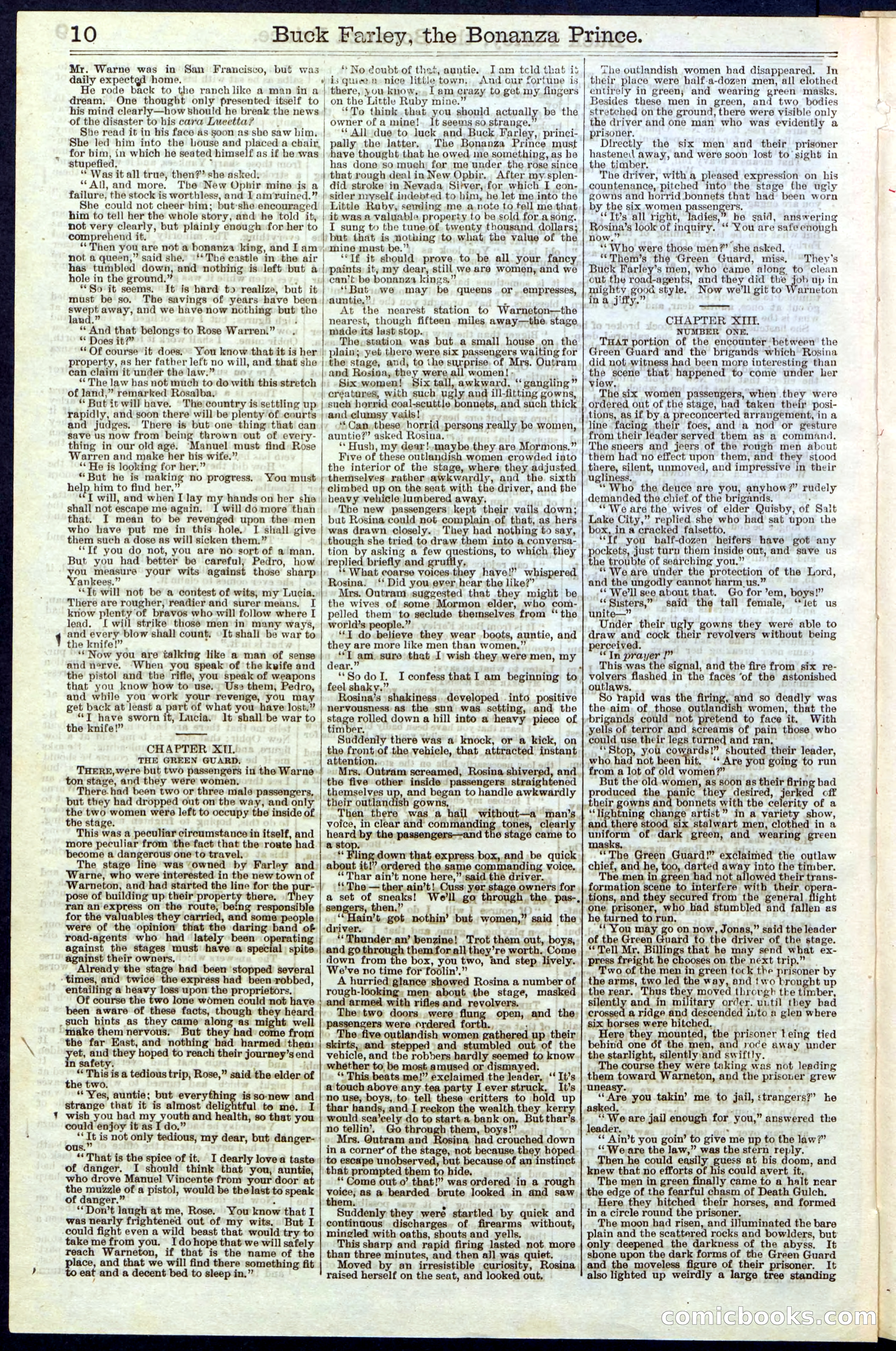 Beadle's New York Dime Library No. 209 — page 10 of 24
