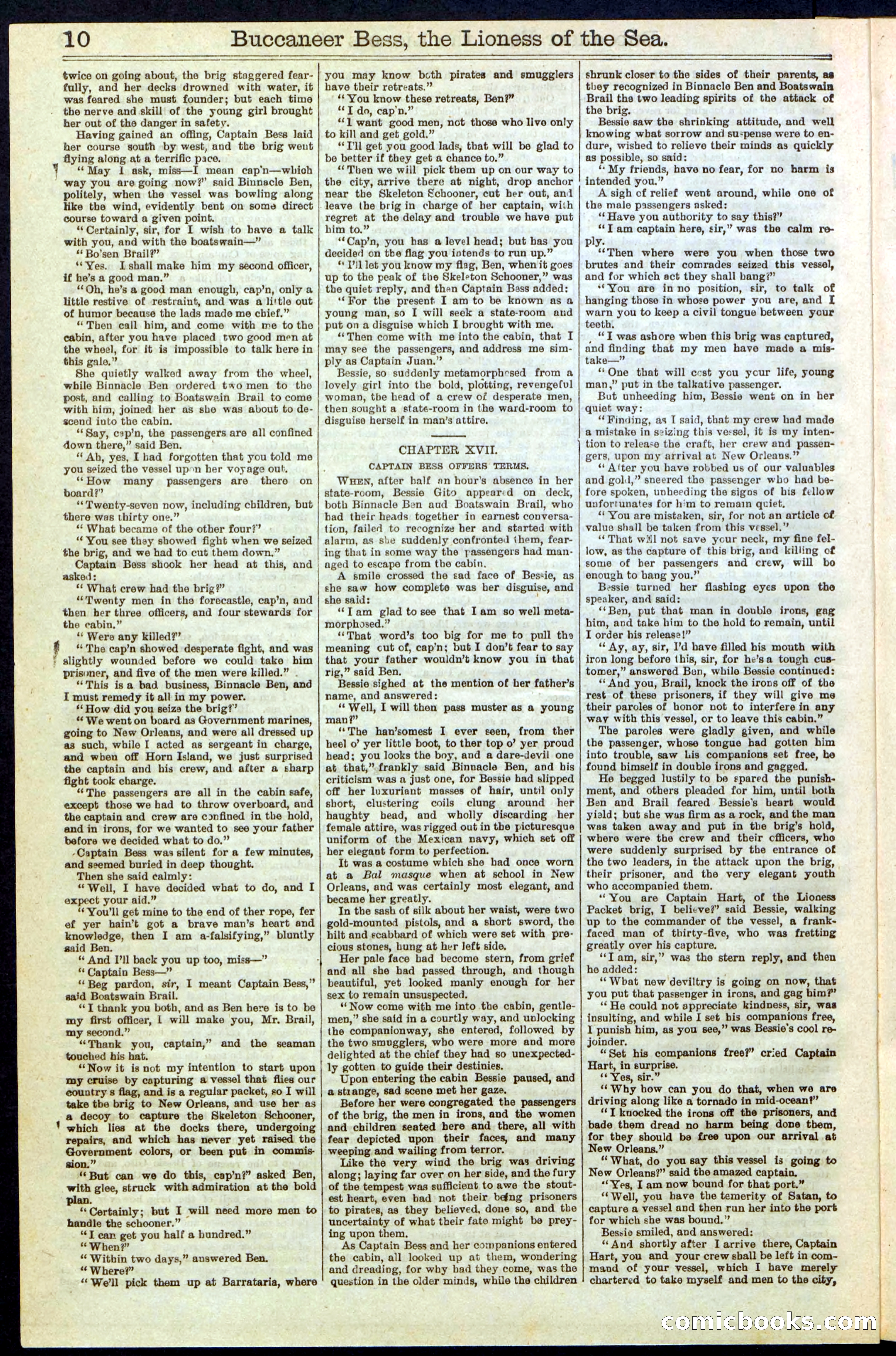 Beadle's New York Dime Library No. 210 — page 10 of 32
