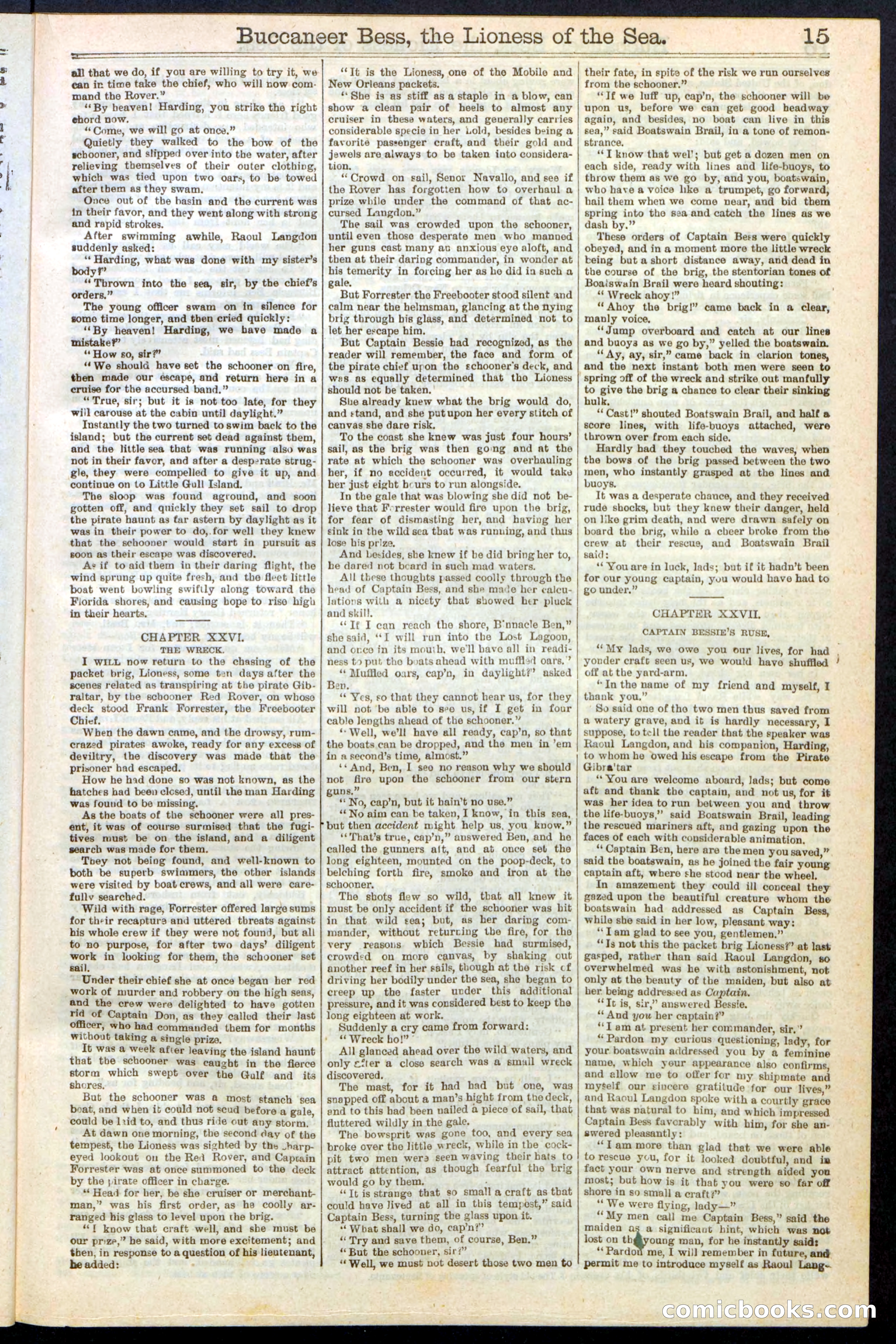 Beadle's New York Dime Library No. 210 — page 15 of 32