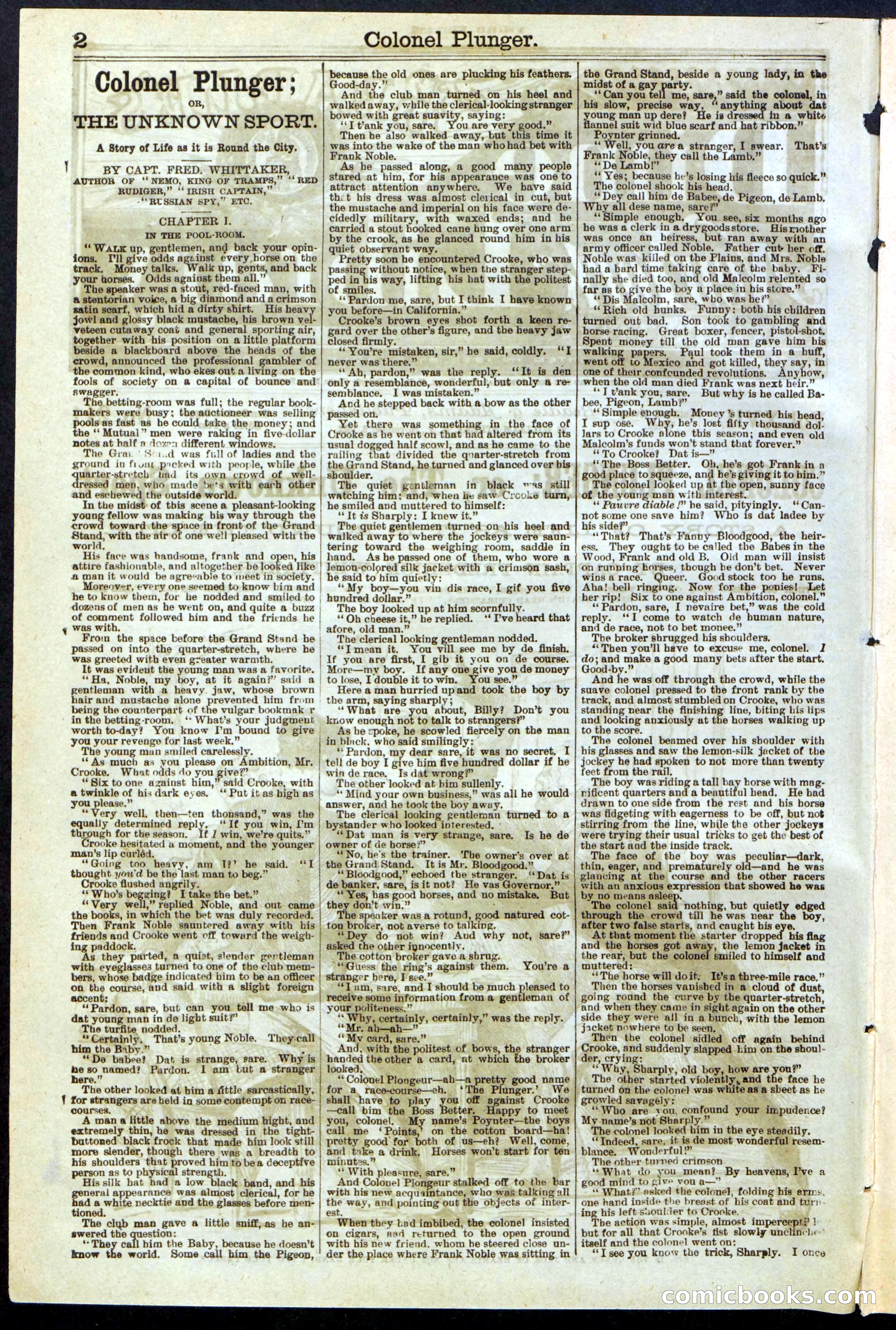 Beadle's Dime Library No. 211 — page 2 of 32