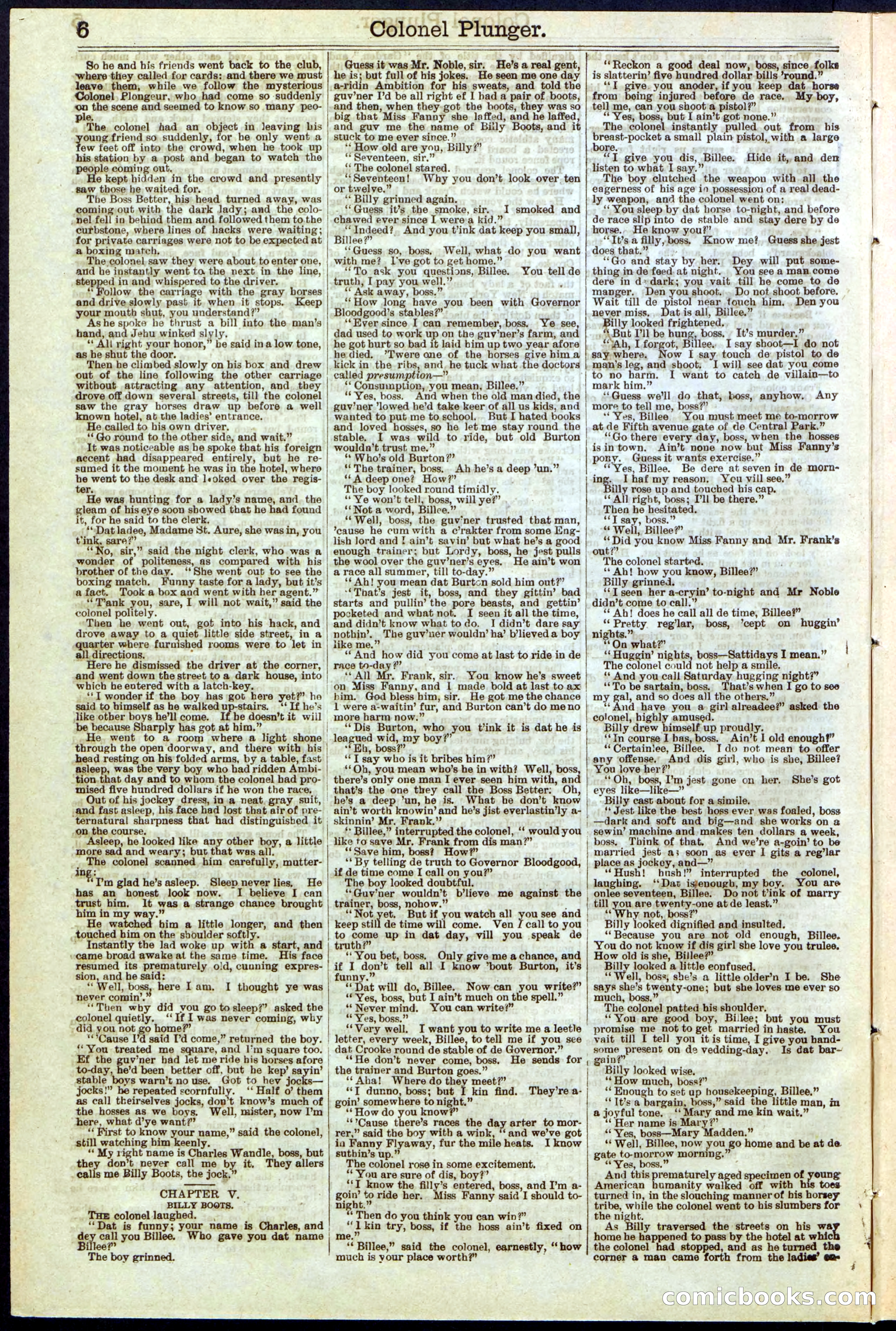 Beadle's Dime Library No. 211 — page 6 of 32