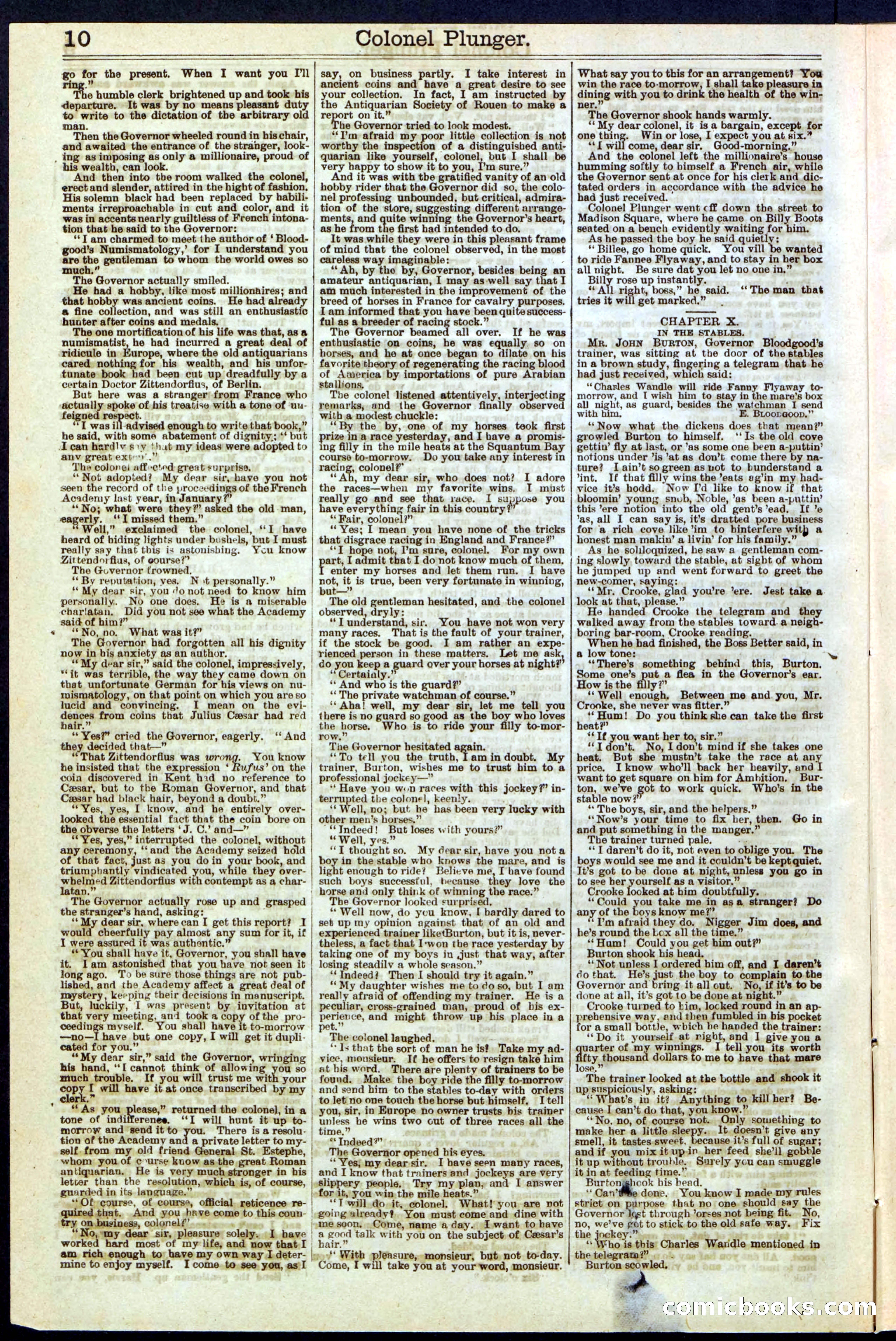 Beadle's Dime Library No. 211 — page 10 of 32