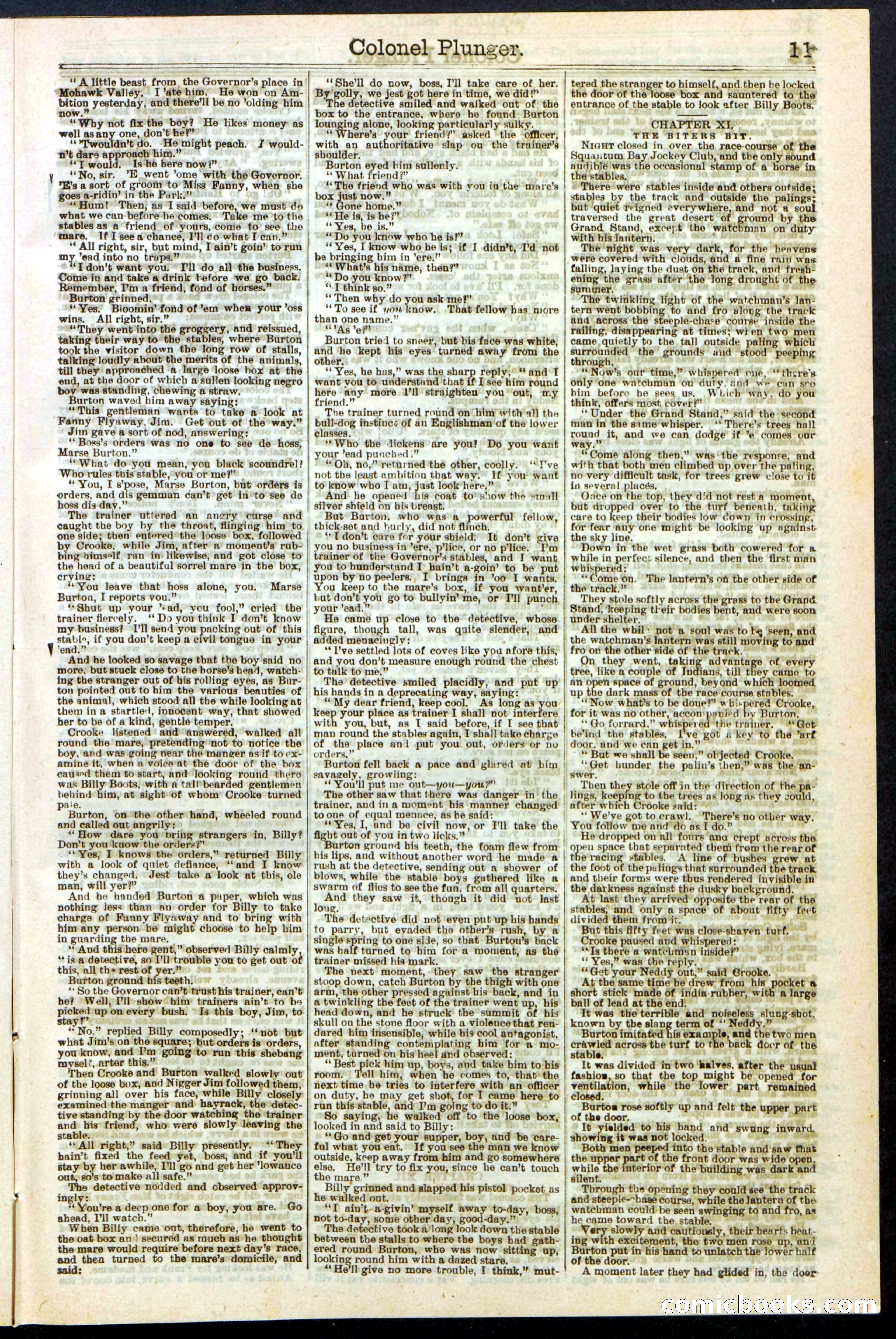 Beadle's Dime Library No. 211 — page 11 of 32