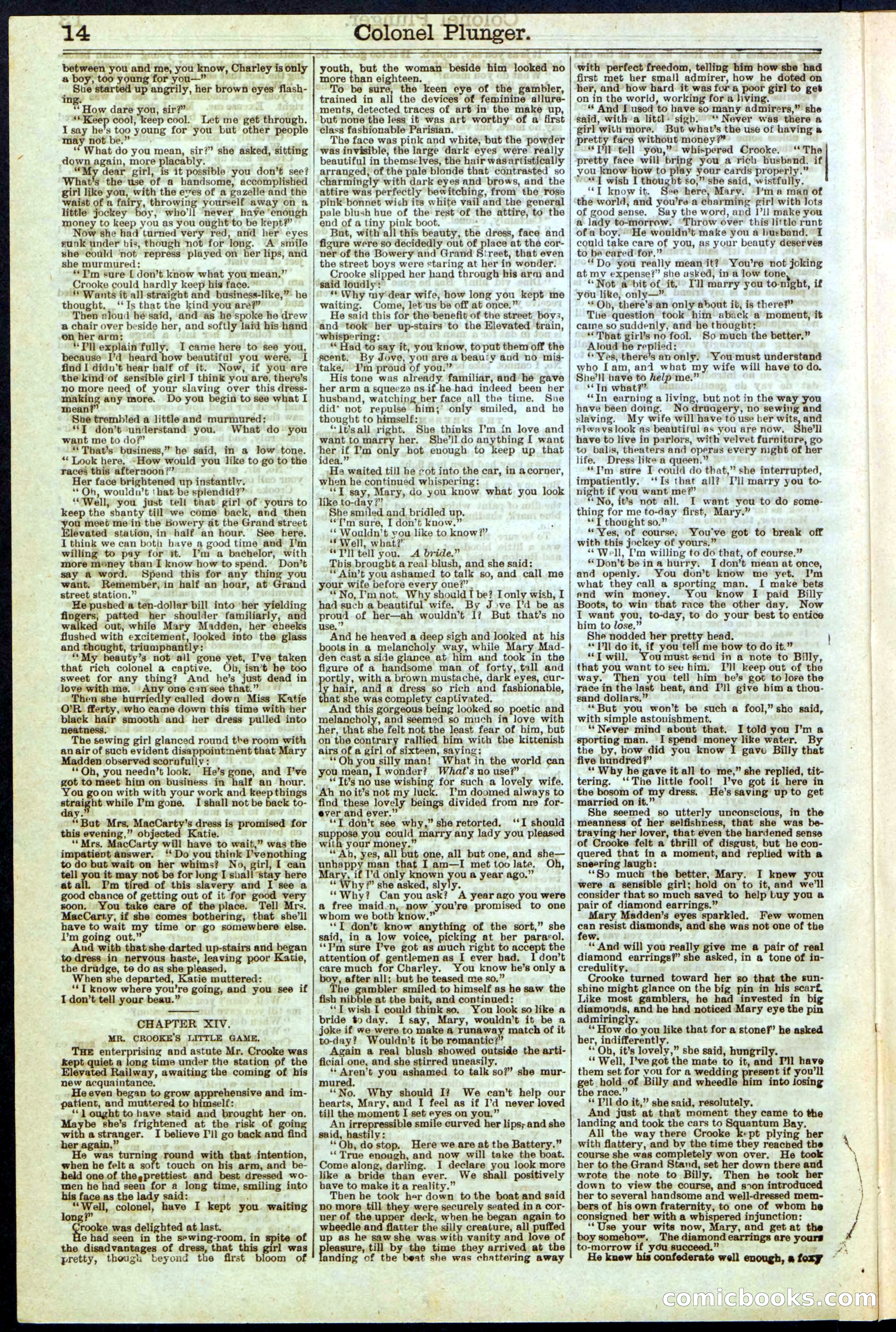 Beadle's Dime Library No. 211 — page 14 of 32