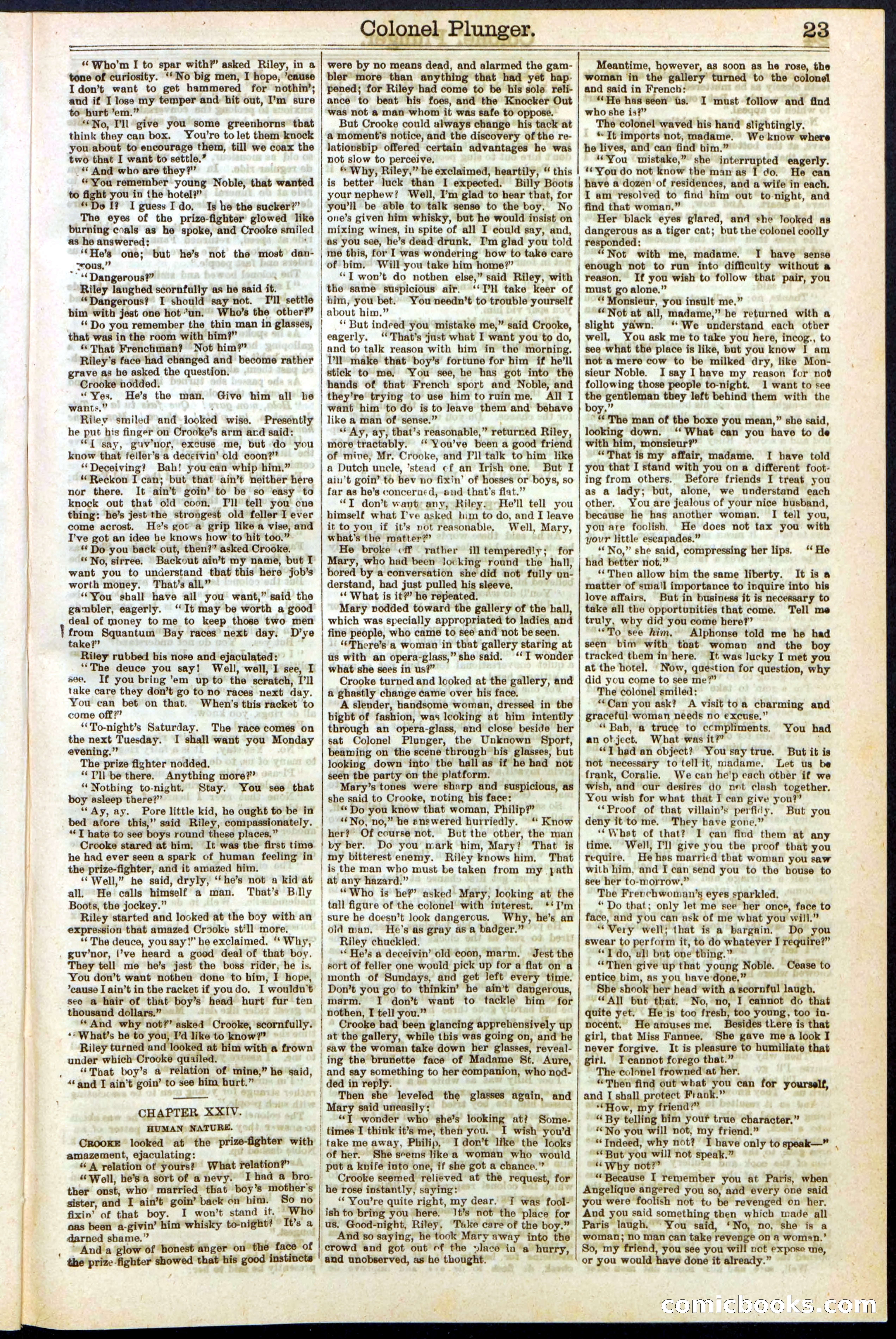 Beadle's Dime Library No. 211 — page 23 of 32